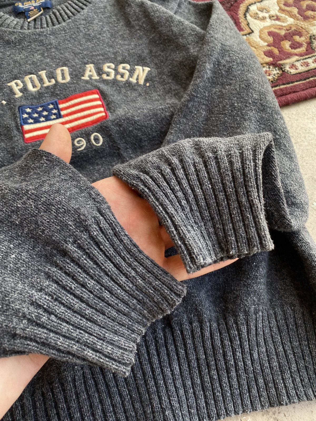 Polo Ralph Lauren × Ralph Lauren × U.S. Polo Assn. Vintage Ralph Lauren style Usa logo sweater knitwear Size US M / EU 48-50 / 2 - 5 Thumbnail