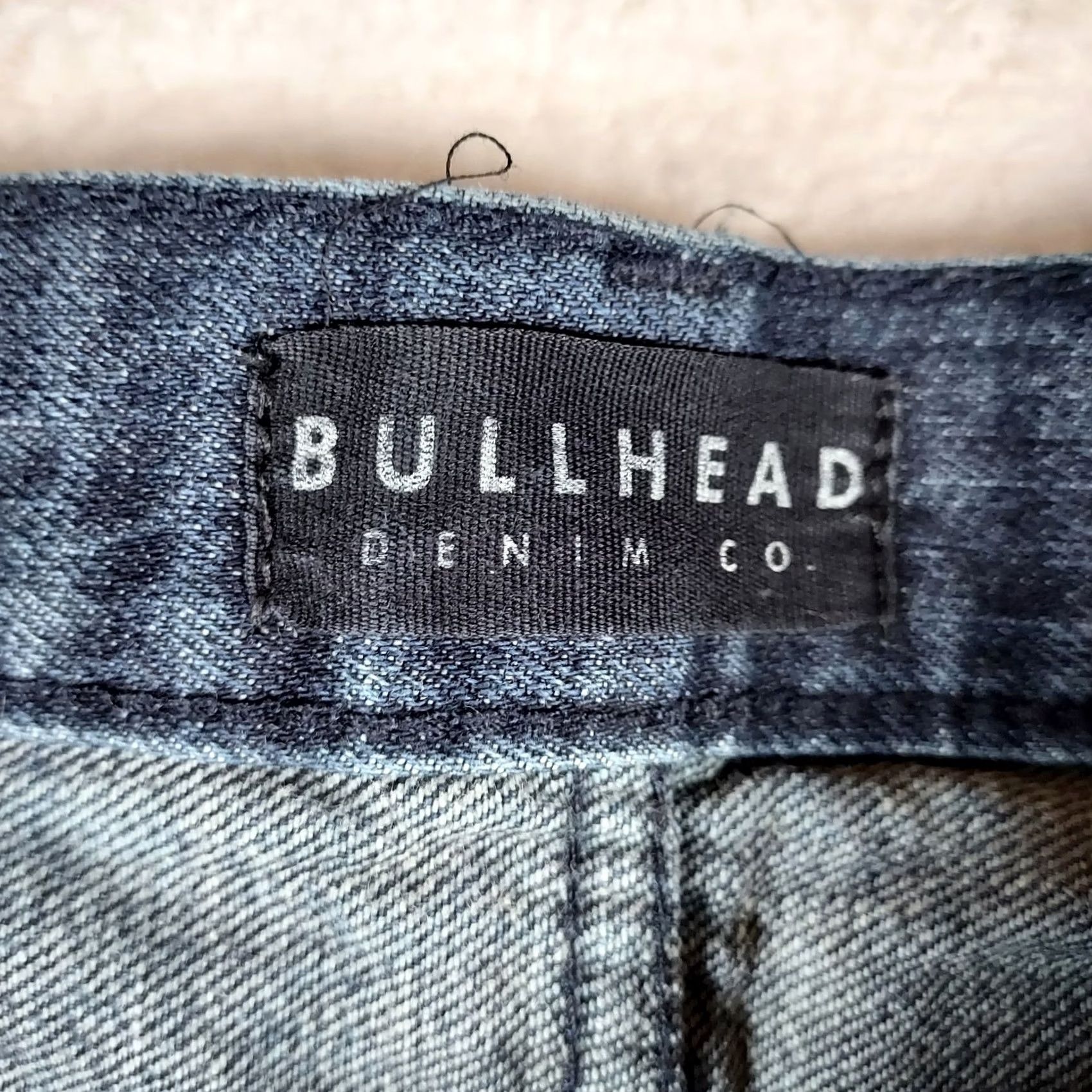Denime Bullhead Denim Co. Jeans Men Slim Fit 30x30 Blue MediumWash 5-Pocket Zip Slim Straight Denim Cotton Vintage No N/A Size US 30 / EU 46 - 5 Thumbnail