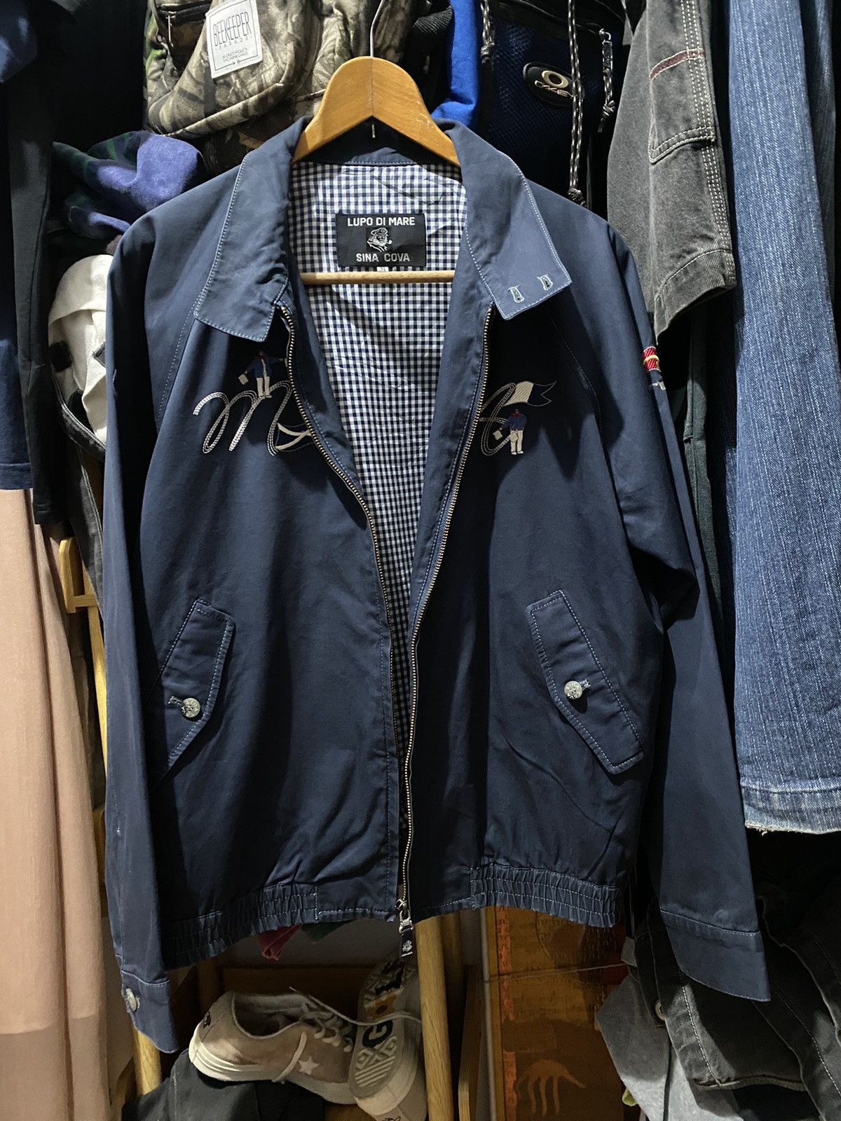 Band Tees × Designer × Vintage Lupo Di Mare Sina Cova jacket vintage Size US M / EU 48-50 / 2 - 2 Thumbnail