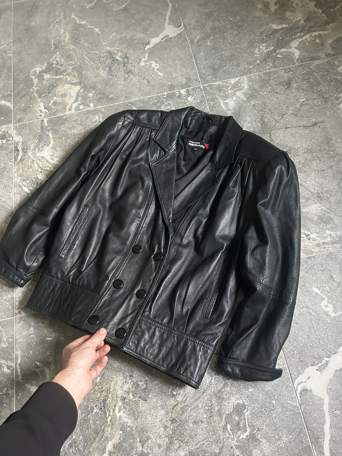 Vintage Y2K VINTAGE LEATHER JACKET SOLID STYLE Y2K WOMENS Size XS / US 0-2 / IT 36-38 - 2 Thumbnail