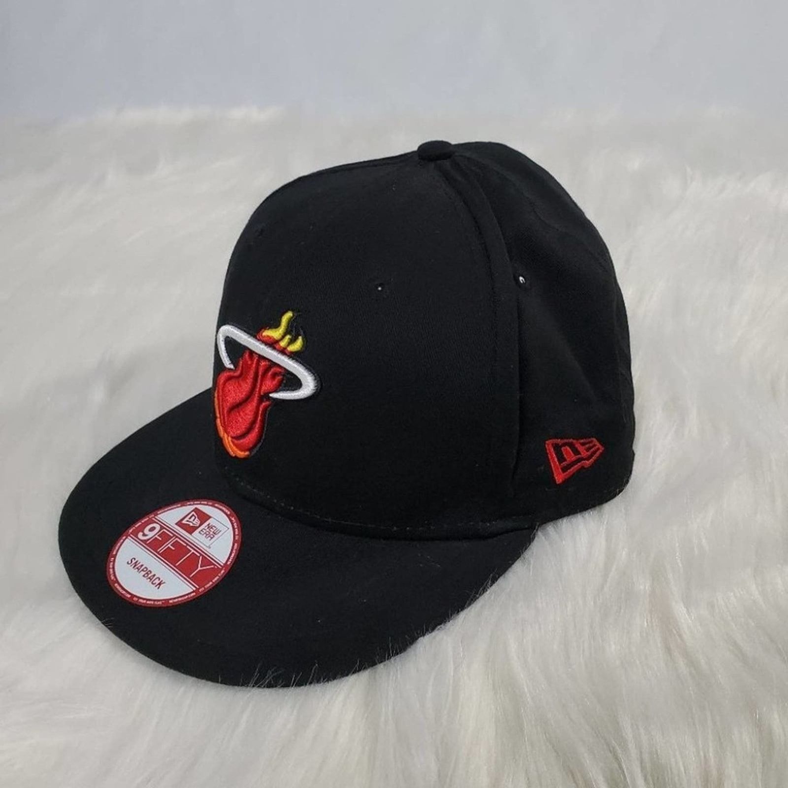 New Era New Era Miami Heat Hardwood Classics Snapback Cap Size ONE SIZE - 4 Thumbnail