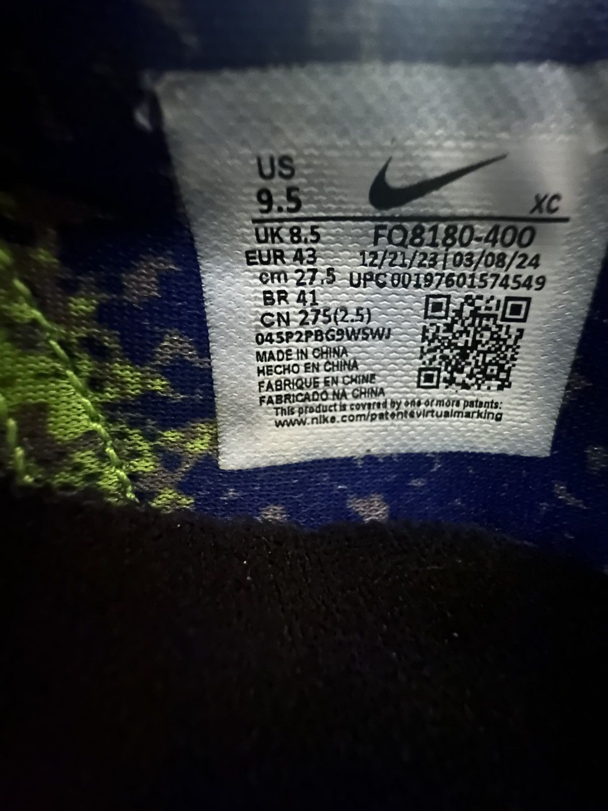 Nike Nike Kevin Durant Zoom KD 4 x Nerf 2024 size 9.5M used Size US 9.5 / EU 42-43 - 8 Thumbnail