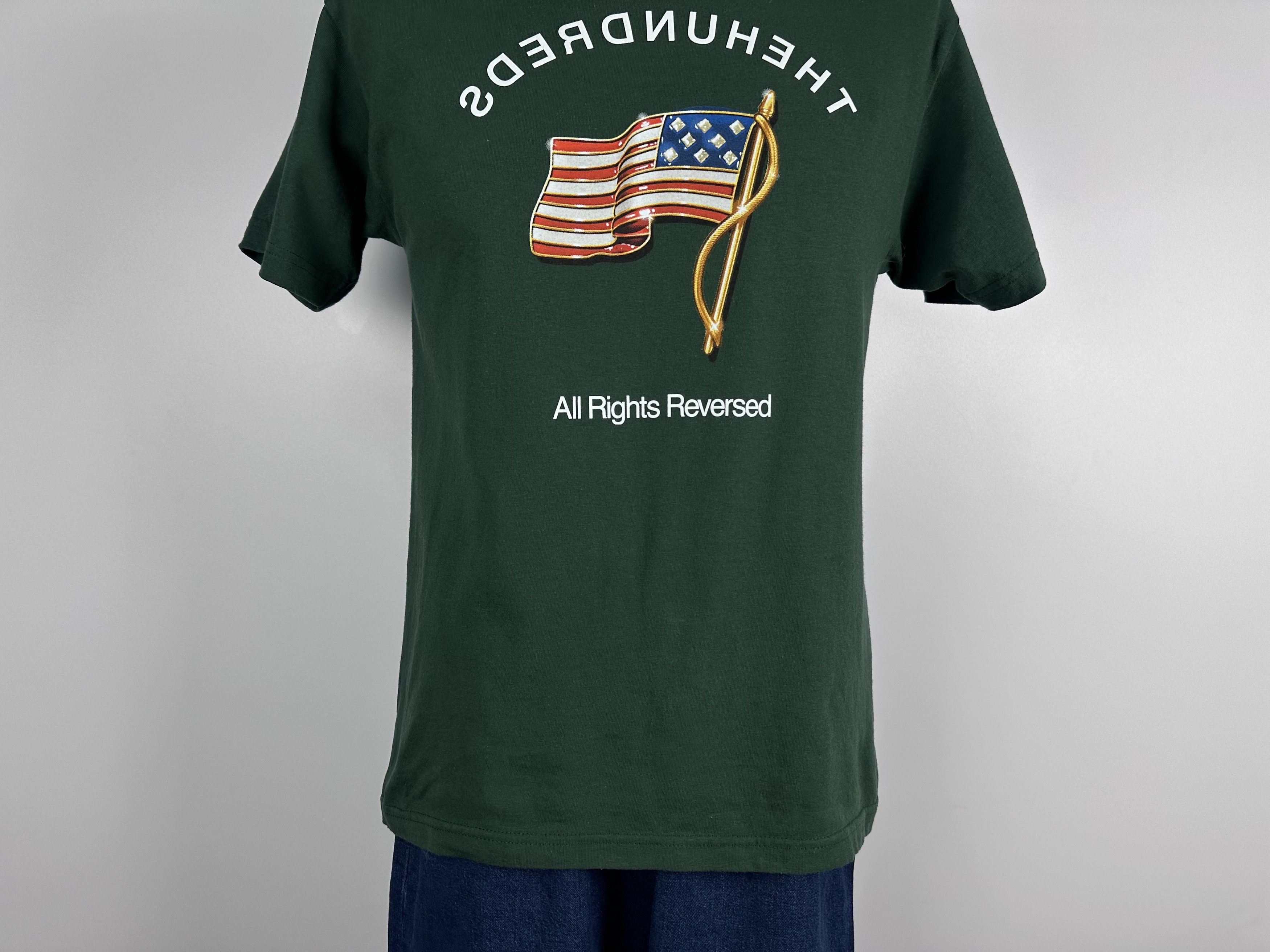 The Hundreds The Hundreds Mens T-shirt All Rights Reversed Green Size M Size US M / EU 48-50 / 2 - 3 Thumbnail