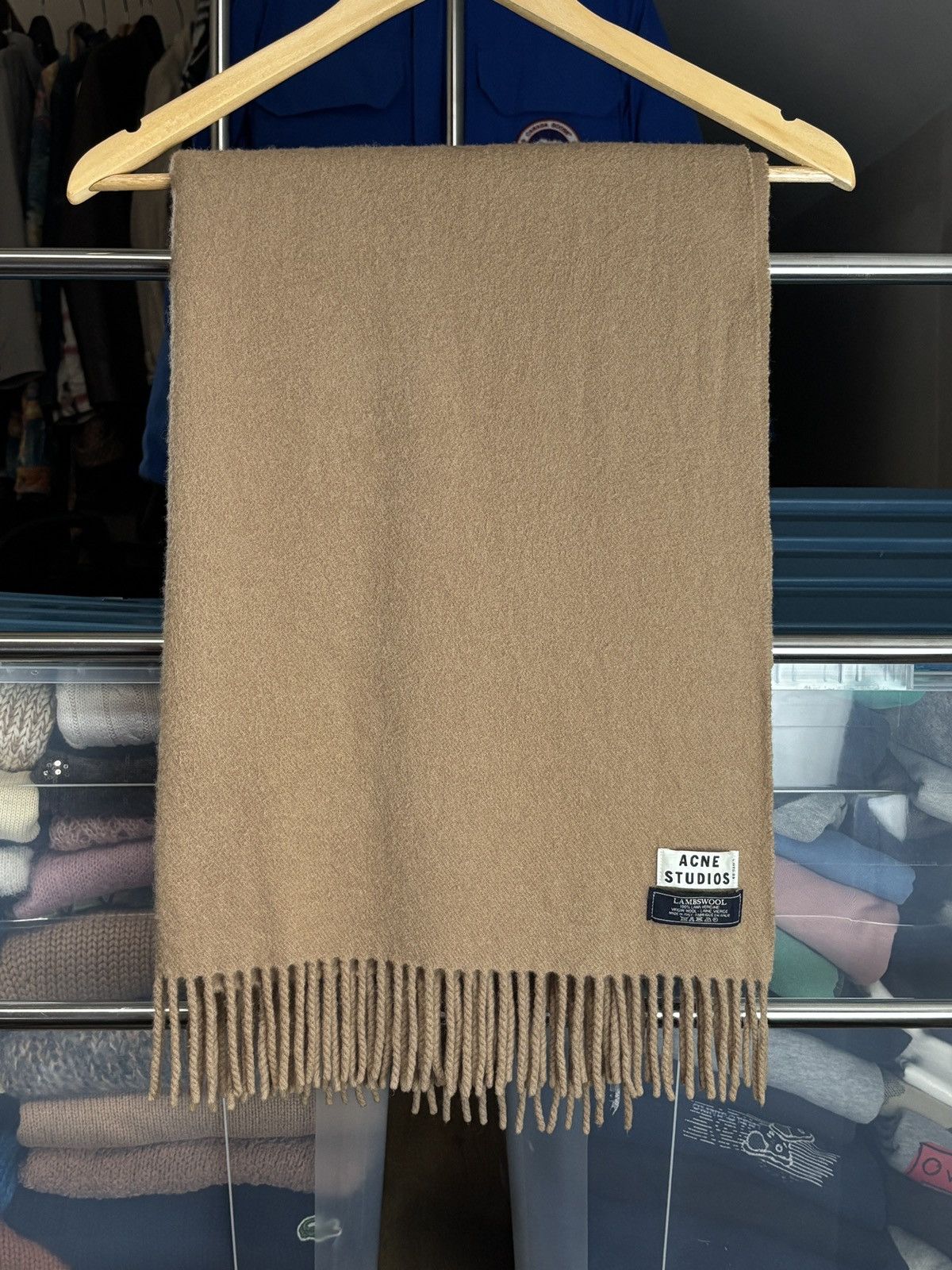 Acne Studios Acne Studios Lambswool Scarf Wool Vintage Size ONE SIZE - 1 Thumbnail