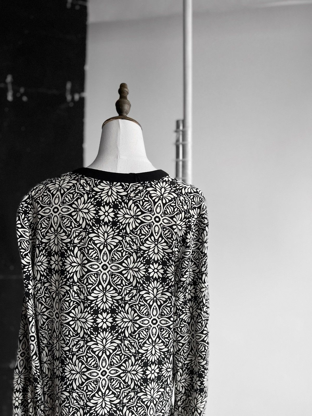 Designer × Zara Zara Womens V-Neck Full Printed Floral Viscose Shirt Dress Size L / US 10 / IT 46 - 4 Thumbnail