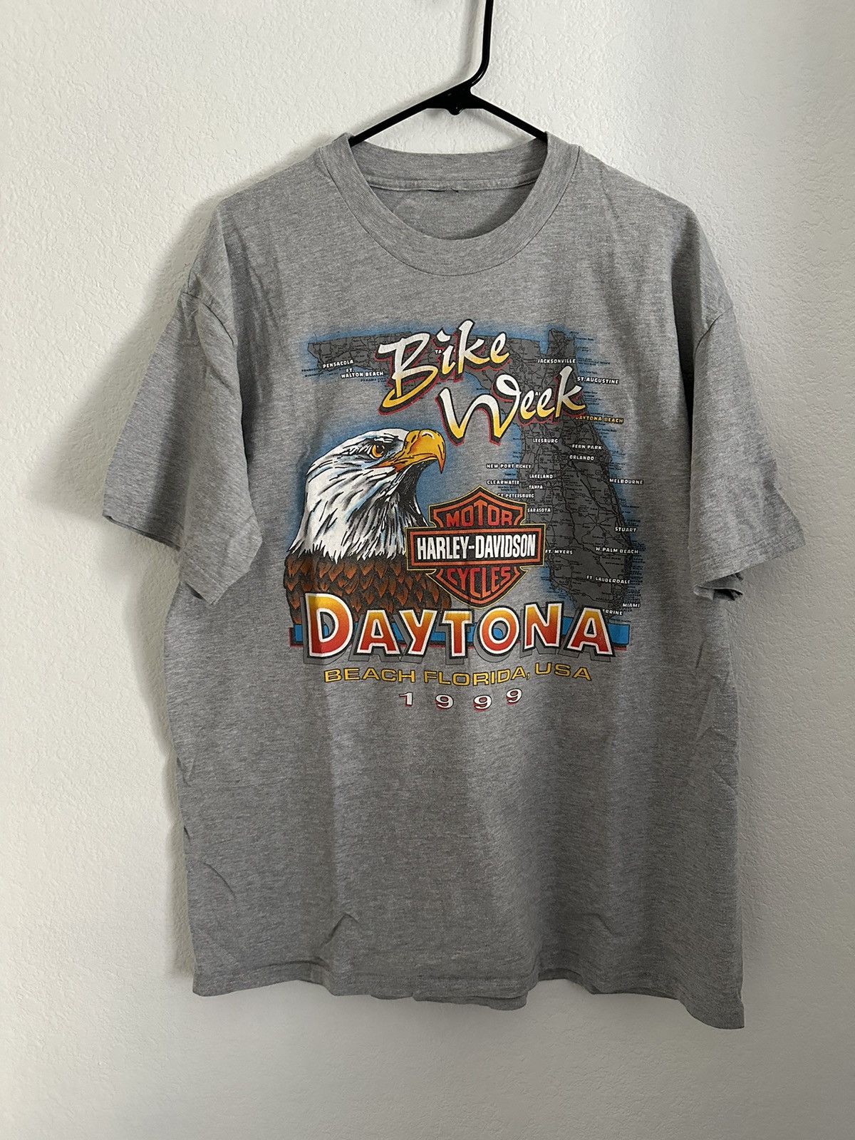 Harley Davidson 1999 Harley Davidson Daytona Bike week tee Size US XL / EU 56 / 4 - 1 Thumbnail