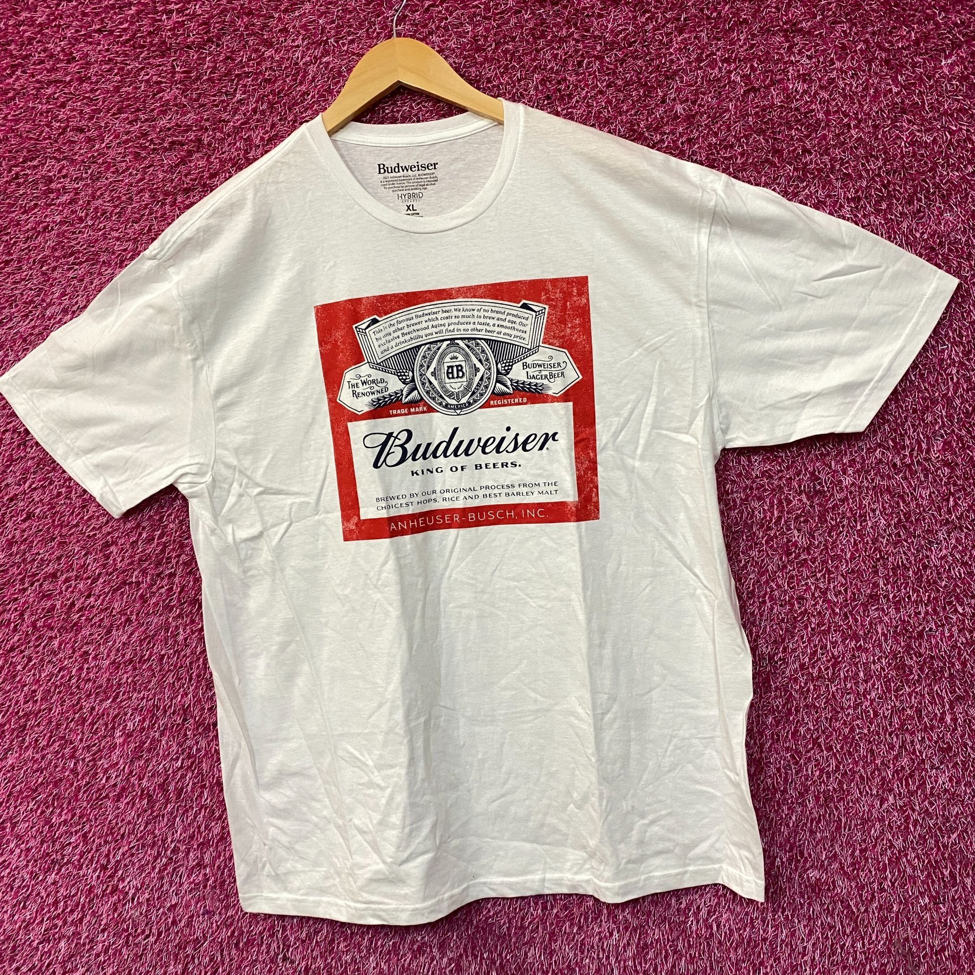 Budweiser World Renowned Budweiser King Of Beers T-Shirt XL Size US XL / EU 56 / 4 - 3 Thumbnail