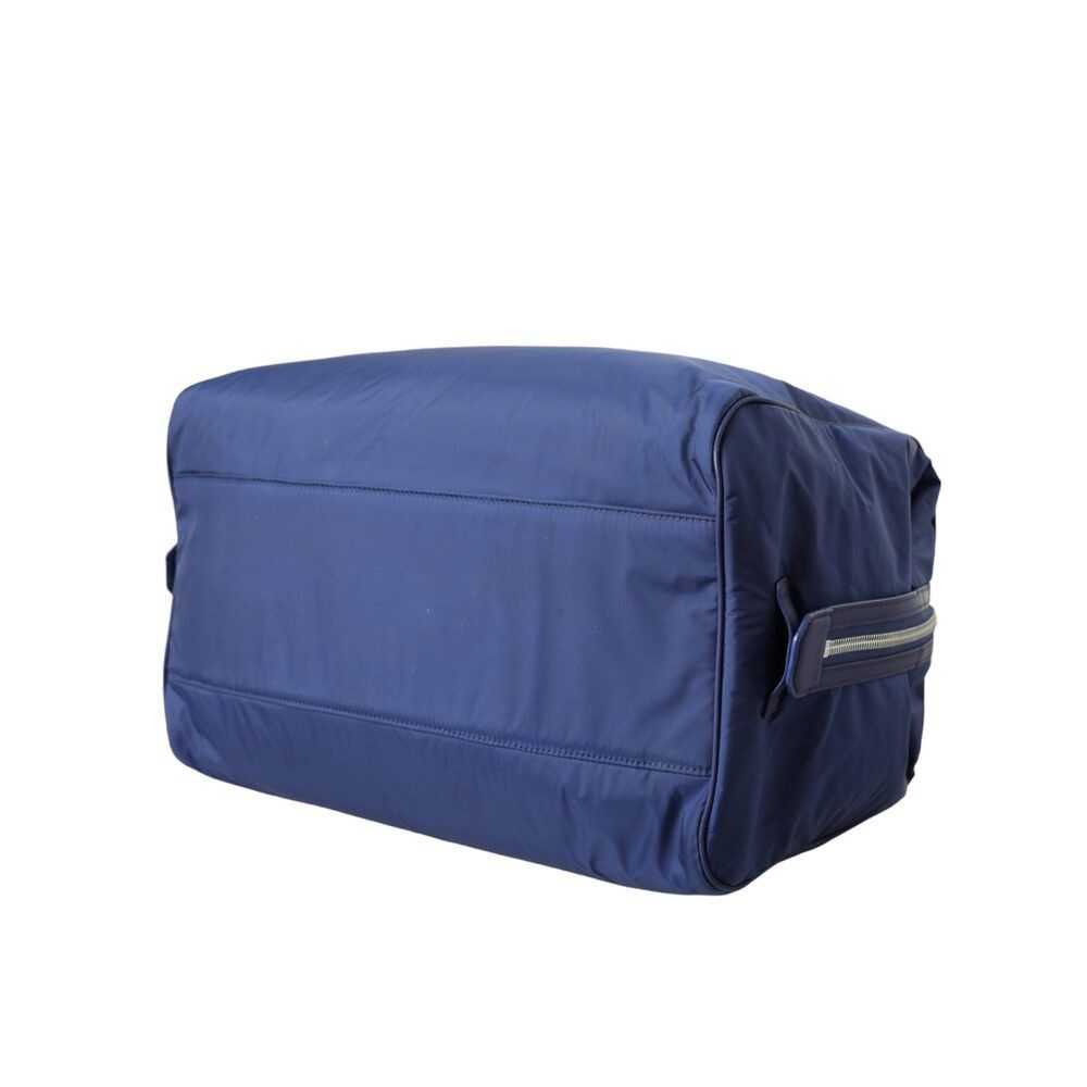 Dolce & Gabbana Dolce & Gabbana Blue Nylon Calfskin Hand Shoulder Duffel Bag Size ONE SIZE - 6 Thumbnail