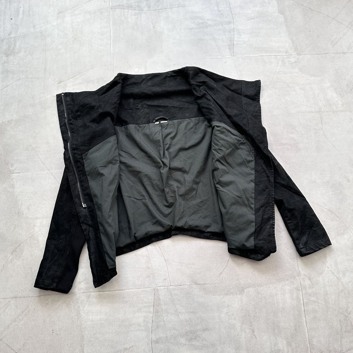 Hysteric Glamour × Undercover Gothic Biker Jacket Side Zip Punk Demeulemeester Vibe Size S / US 4 / IT 40 - 8 Thumbnail