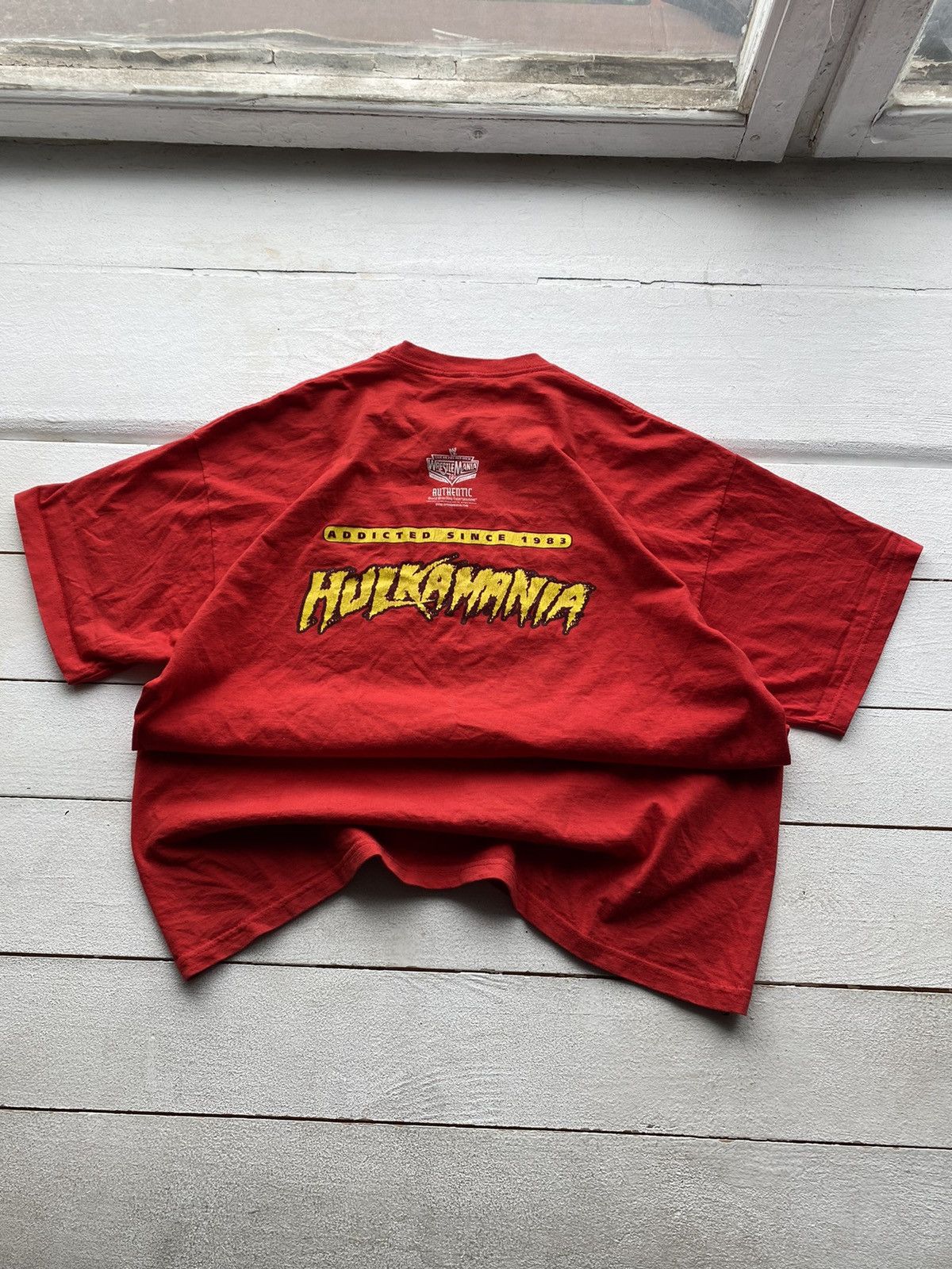 Vintage × WWE 2005 WWE Hulkamania Wrestling Mania Licensed Red Mens Shirt Size US XL / EU 56 / 4 - 2 Thumbnail