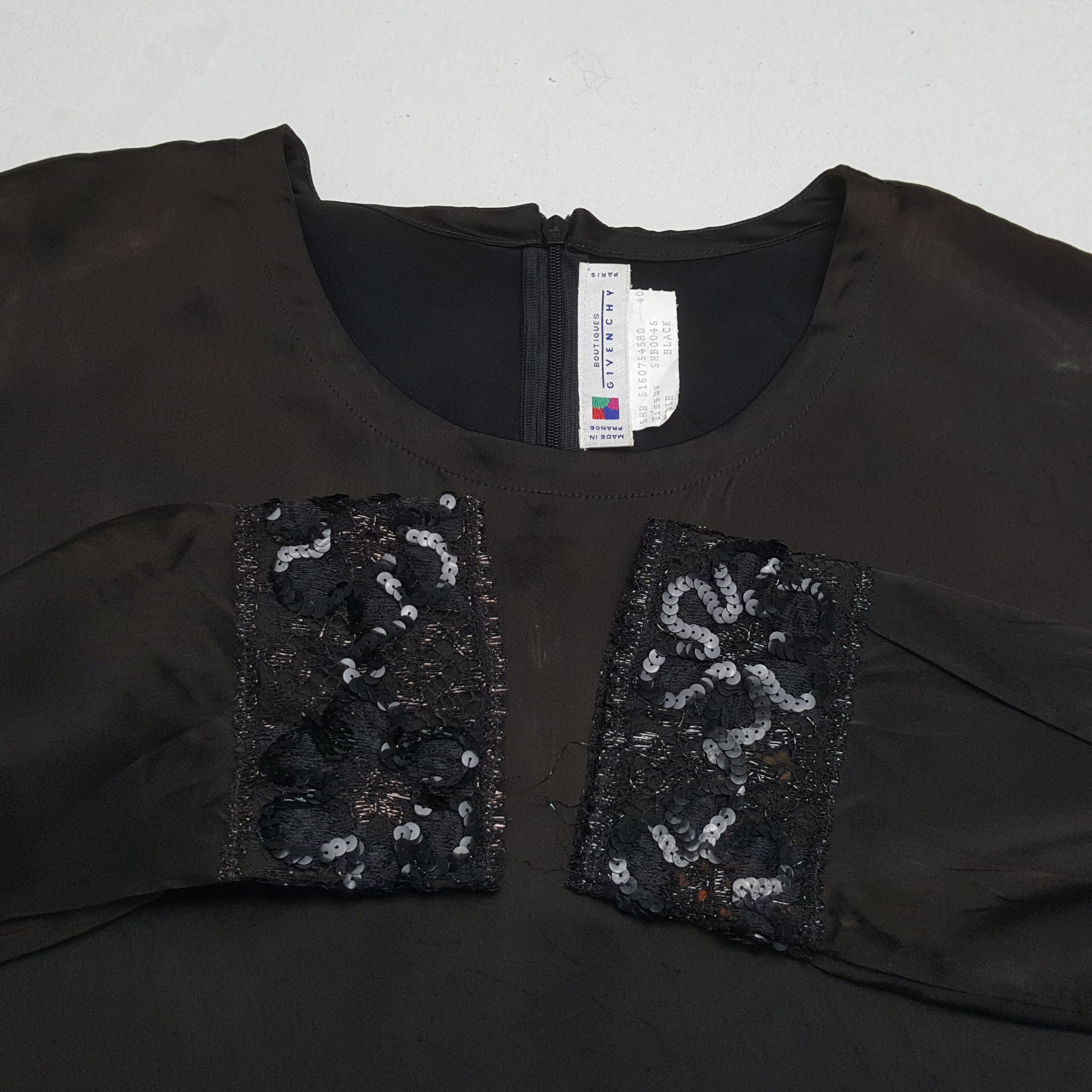 Designer × Givenchy × Vintage GIVENCHY Designer Fashion Style Long Sleeve Tshirt Size M / US 6-8 / IT 42-44 - 9 Thumbnail