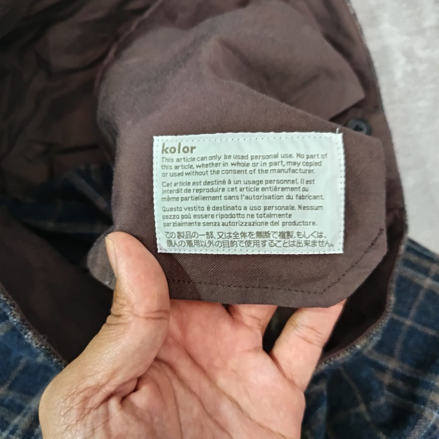 Kolor Kolor Tweed Check Ankle Pants Size US 32 / EU 48 - 6 Thumbnail