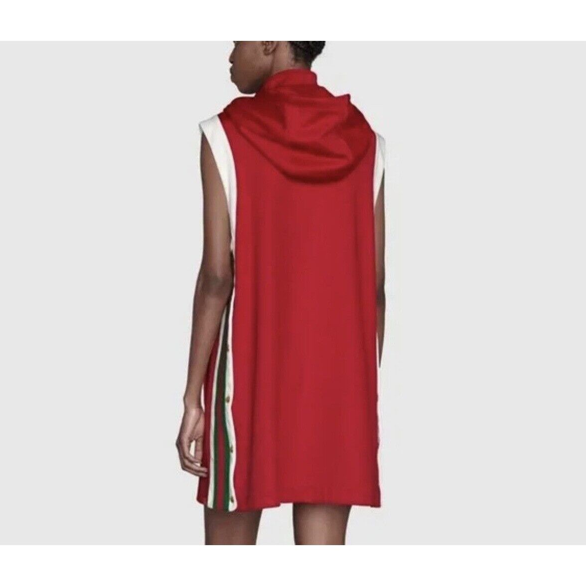 Gucci ❤️💚🤍Gucci Technical Jersey Removable Hoodie Dress❤️💚🤍 si Size S / US 4 / IT 40 - 3 Thumbnail
