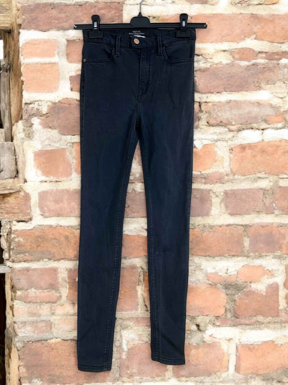 Replay Replay black skinny jeans size W27 L30 Size 27" / US 4 / IT 40 - 1 Thumbnail