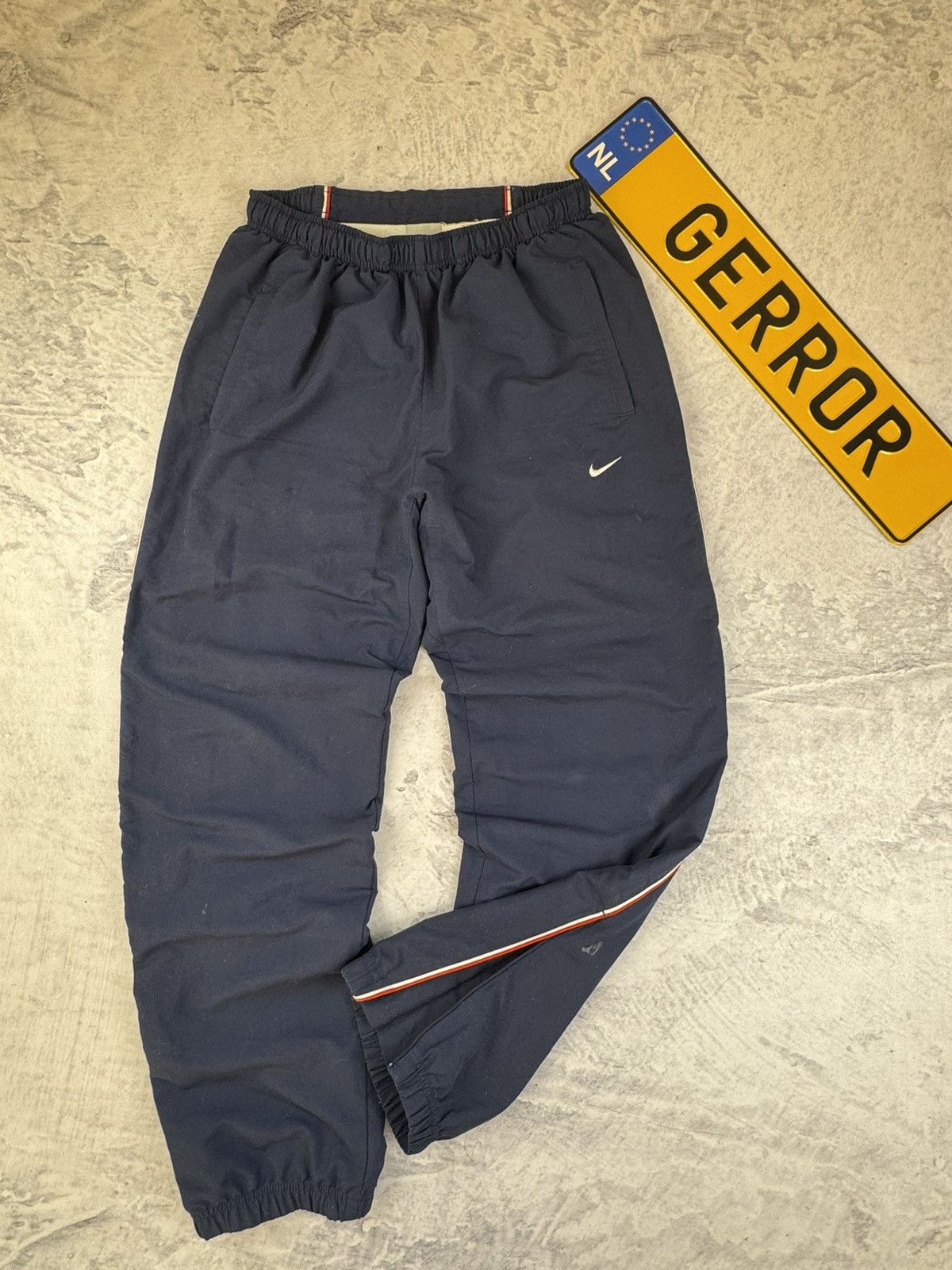 Nike × Vintage NIKE VINTAGE BASIC LOGO OVERSIZE BAGGY PANTS Size US 32 / EU 48 - 2 Thumbnail