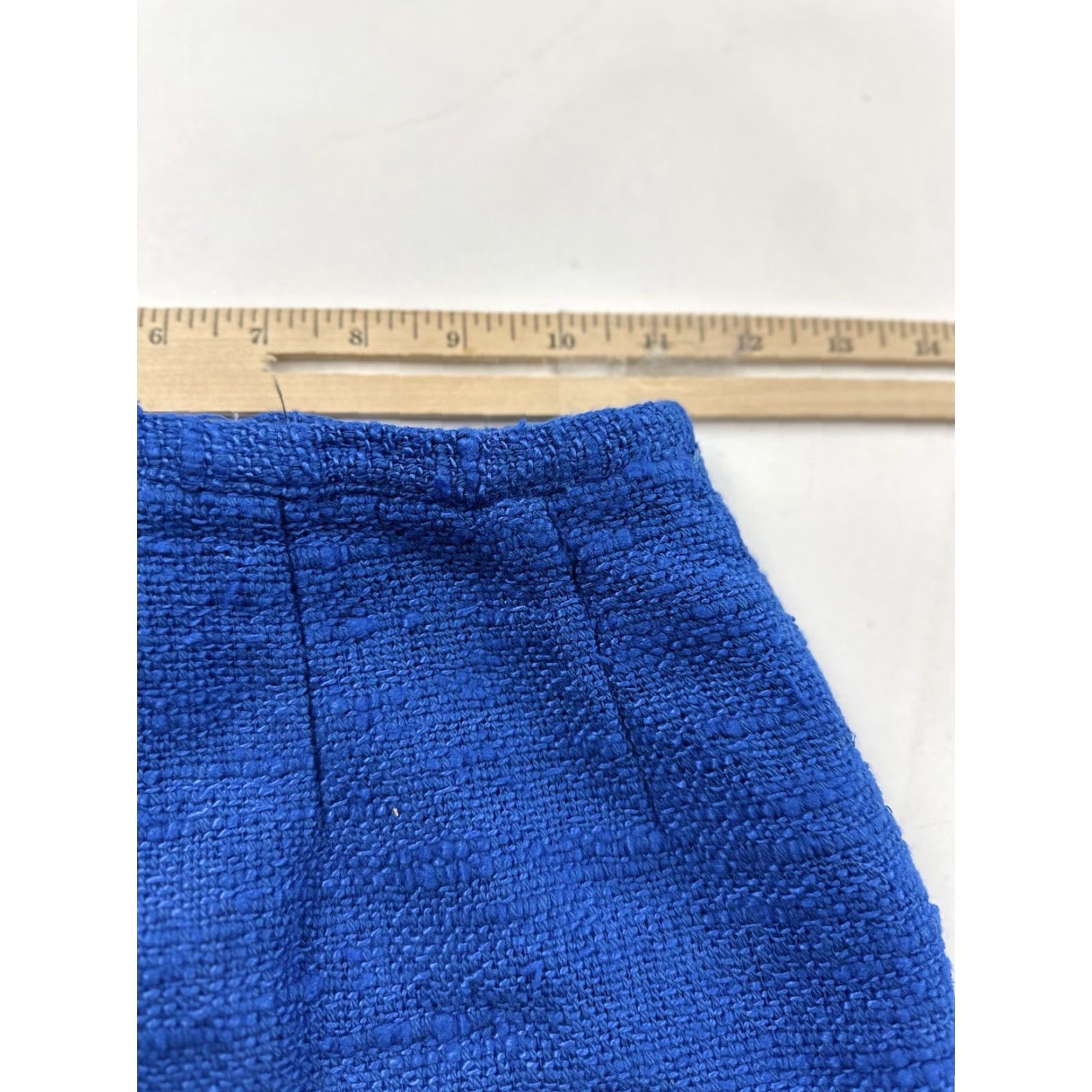 Vintage VINTAGE Mister Pants Trousers Women’s 00 Blue Tweed High Waisted Dress Pants Slimming Pockets Mens? Size 24" / US 00 / IT 34 - 7 Thumbnail