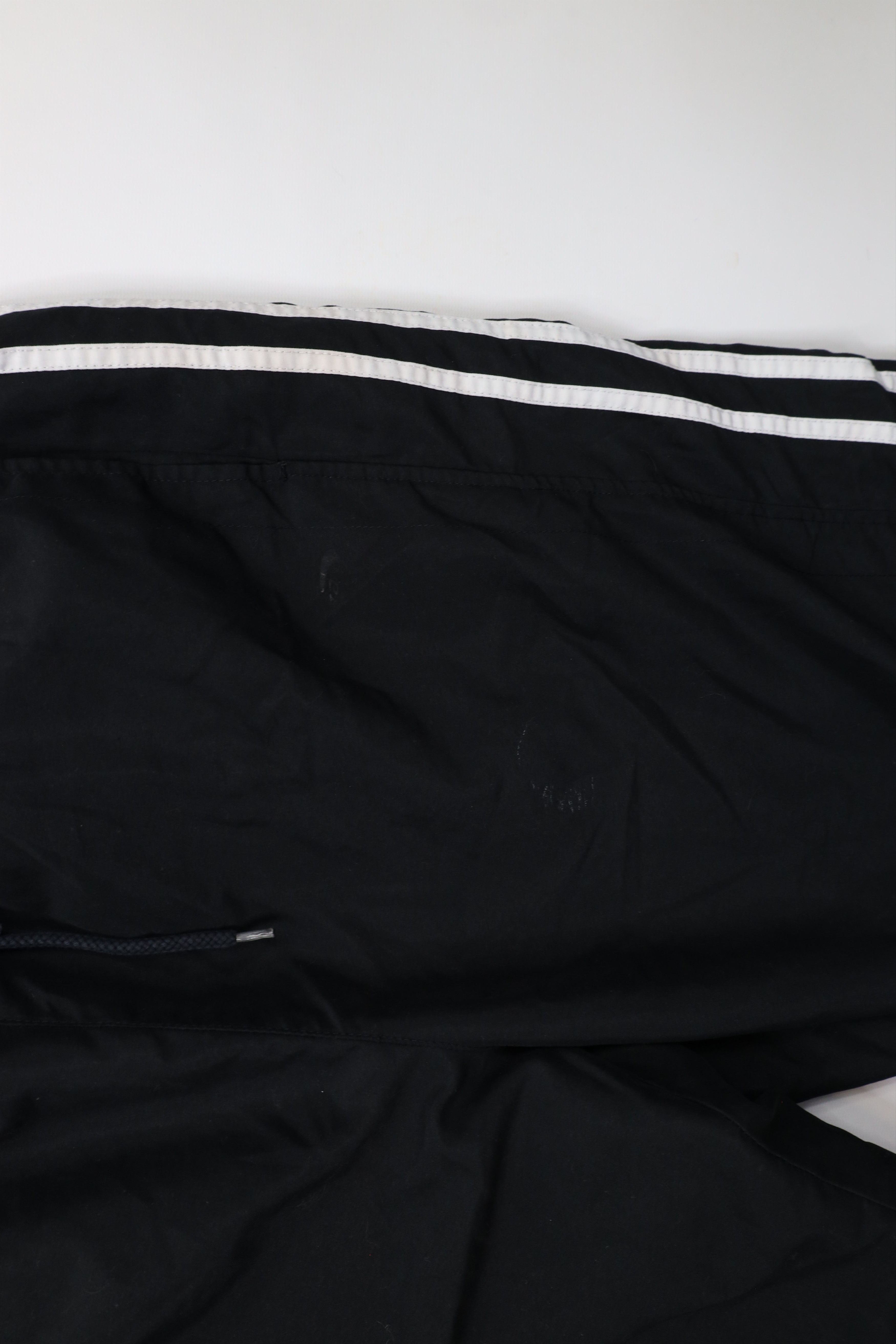 Vintage Vintage 90s Streetwear Striped Lined Wide Leg Pants Black Size US 36 / EU 52 - 8 Thumbnail