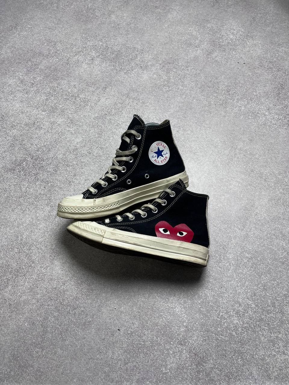 Comme des Garcons × Converse × Vintage Vintage Play Comme Des Garcons x Converse Chuck Taylor UK 5 Size US 7.5 / IT 37.5 - 2 Thumbnail