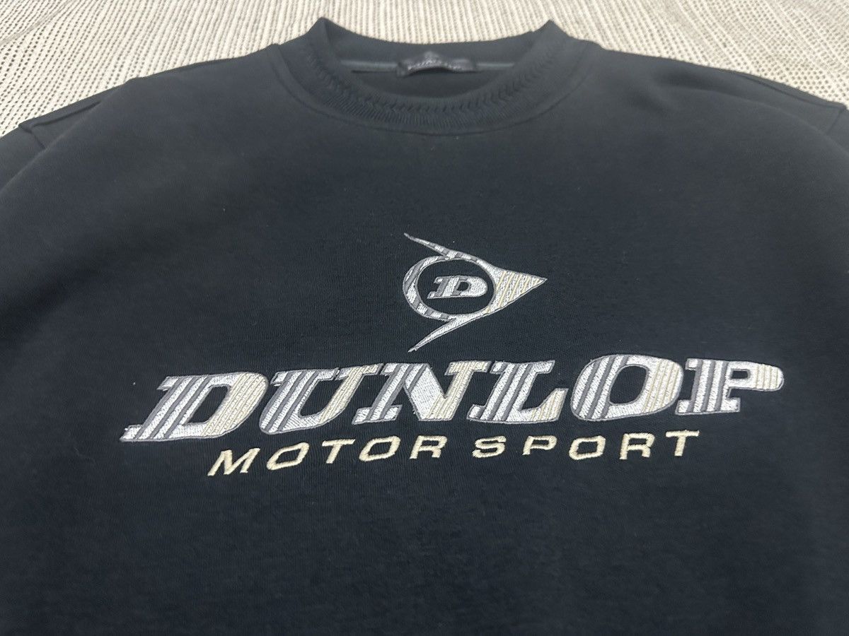 Dunlop 🔥🔥🔥Vintage Dunlop Motorsport Sweatshirt Embroidered Size US M / EU 48-50 / 2 - 2 Thumbnail