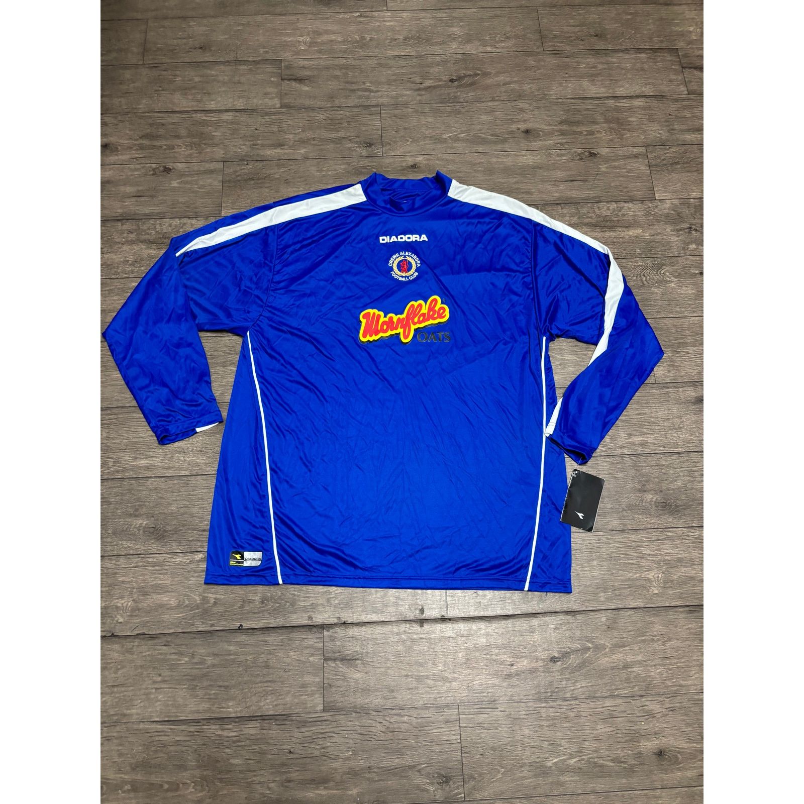 Diadora × Vintage NWT Crewe Alexandra Adults XXL Football Jersey Blue Diadora Size US XXL / EU 58 / 5 - 1 Thumbnail