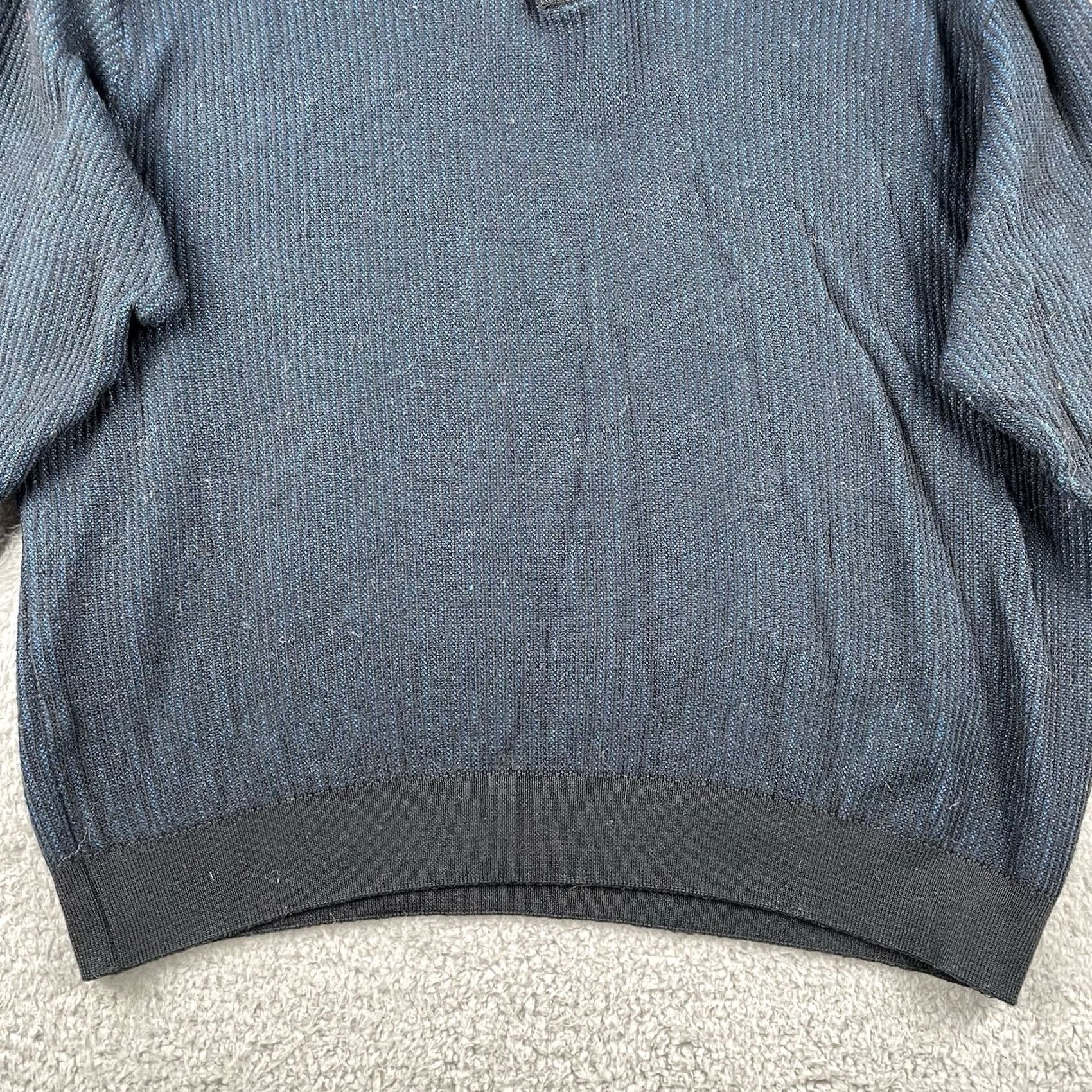 Vintage VINTAGE St. Croix Shirt Mens 2XL Blue Striped Pullover Sweater 90s USA Size US XXL / EU 58 / 5 - 3 Thumbnail
