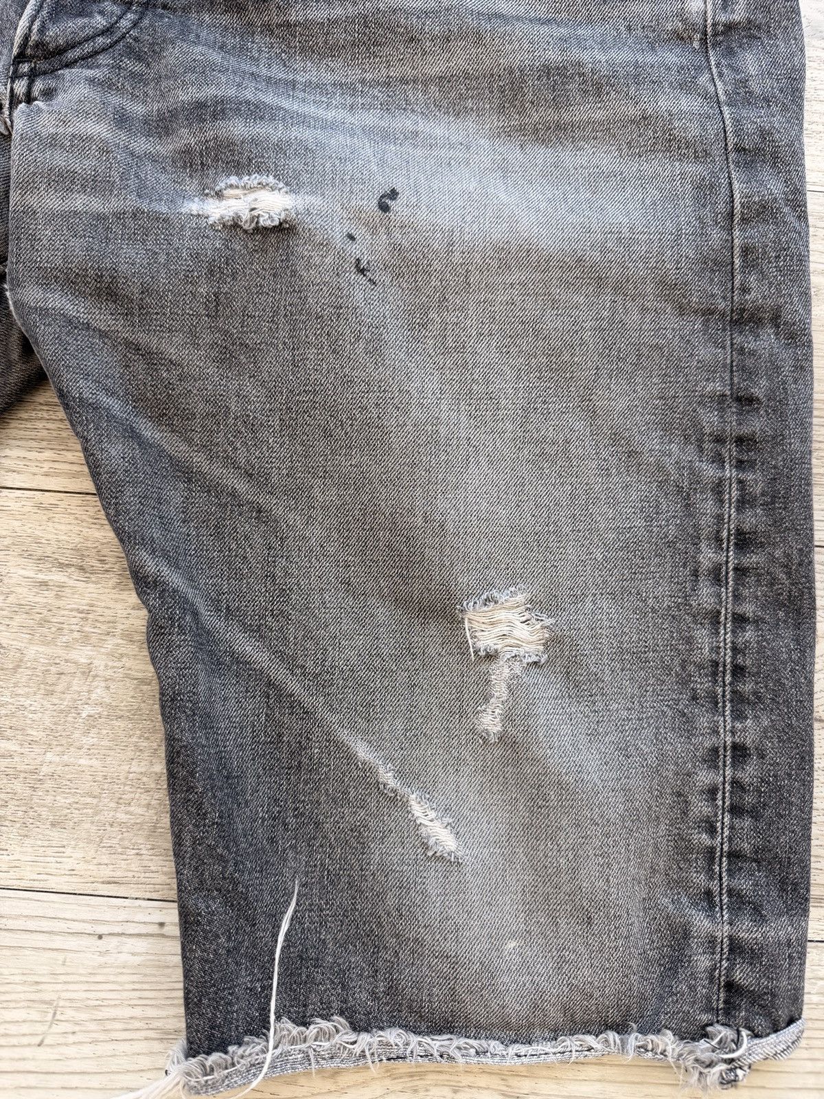 Balmain 🚨Decarnin Japanese Selvage Denim Shorts Size US 36 / EU 52 - 4 Thumbnail