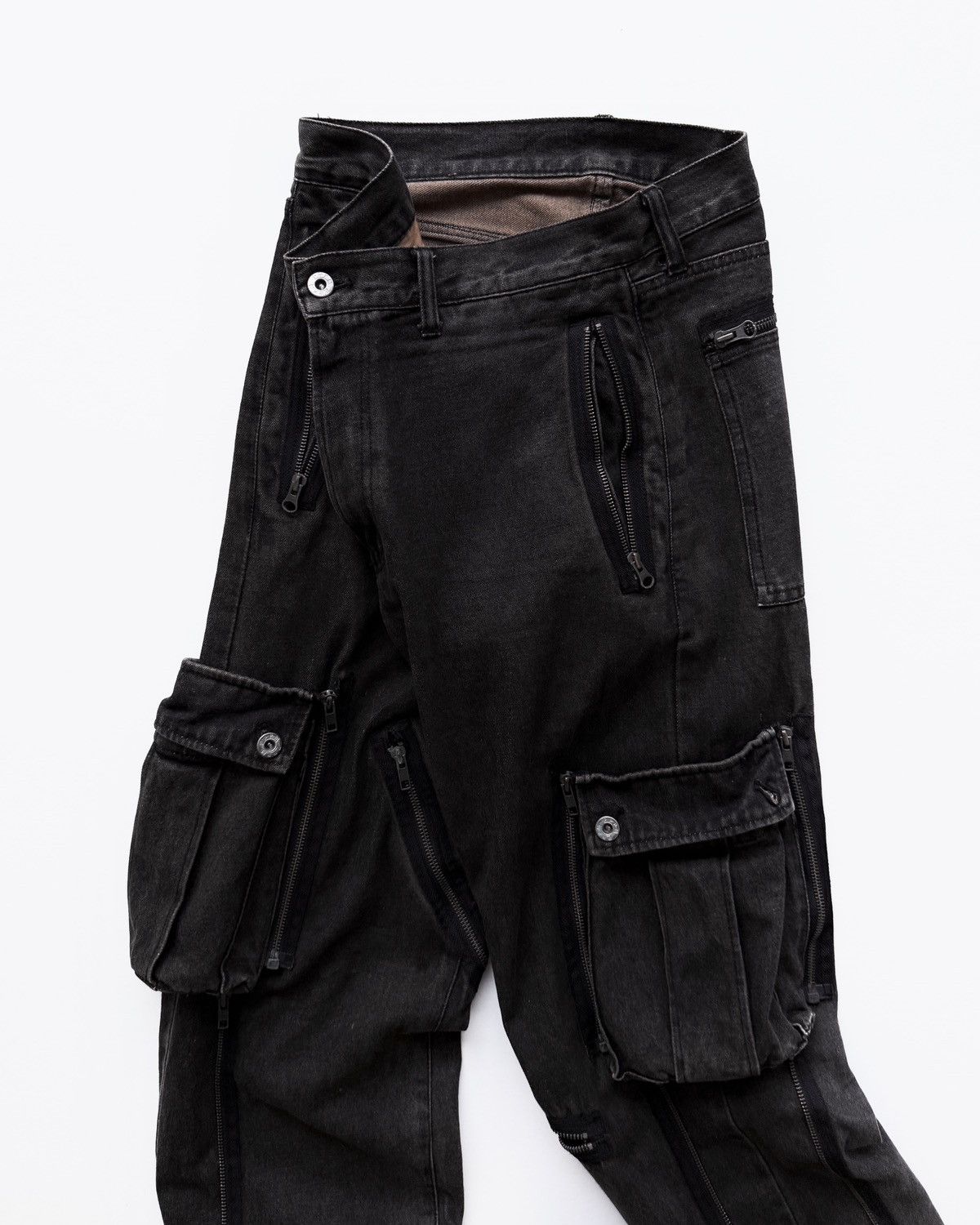 PPFM PPFM MULTI-POCKET CARGO JEANS Size US 33 - 1 Thumbnail