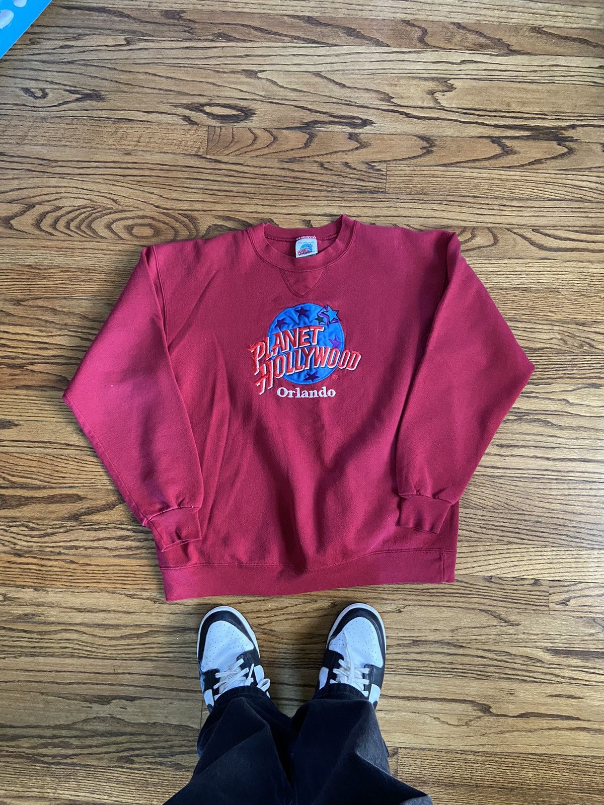 Planet Hollywood × Vintage Vintage planet Hollywood crewneck Size US L / EU 52-54 / 3 - 1 Thumbnail