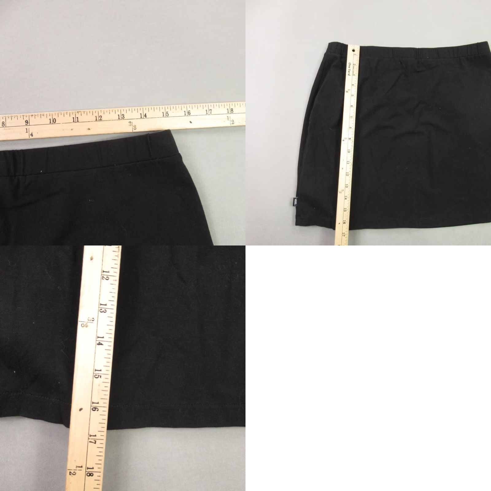 Vans VANS Skirt Womens XL Lightweight Outdoor Black Pullon Midi Skirt Flare Pockets Casual Size 40" / US 18 - 8 Thumbnail