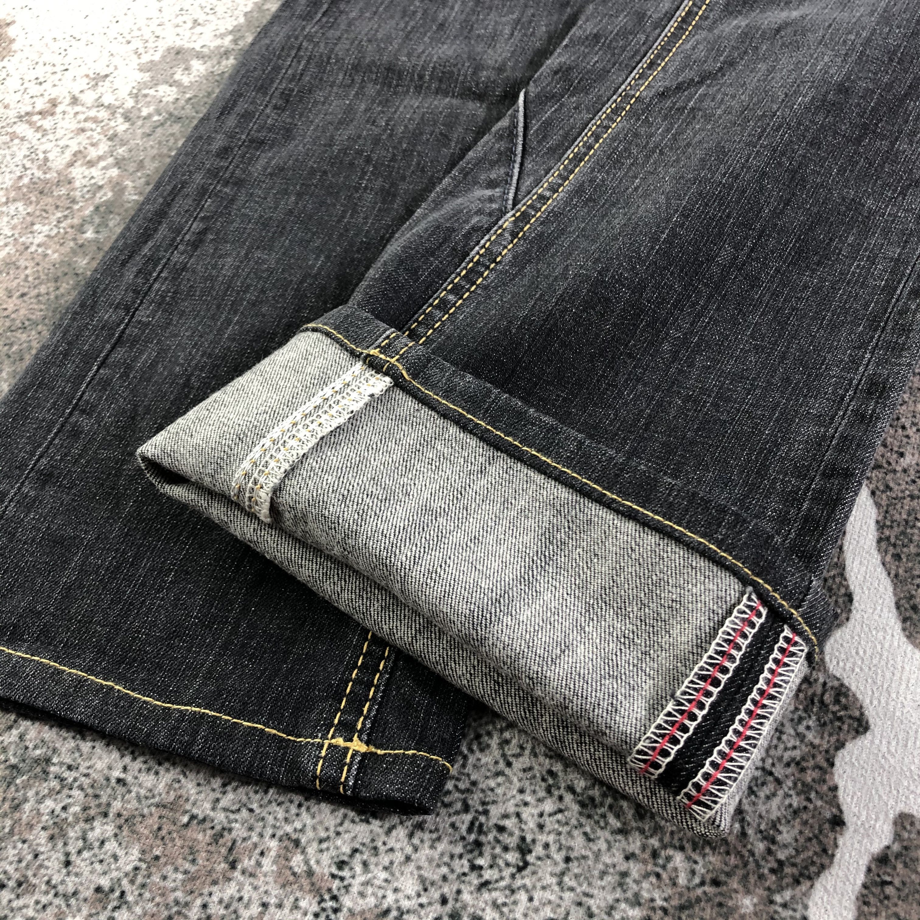 Japanese Brand Japanese Brand Ser.3 Denim Dark Wash Flare Jeans KJ1602 Size 29" - 6 Thumbnail