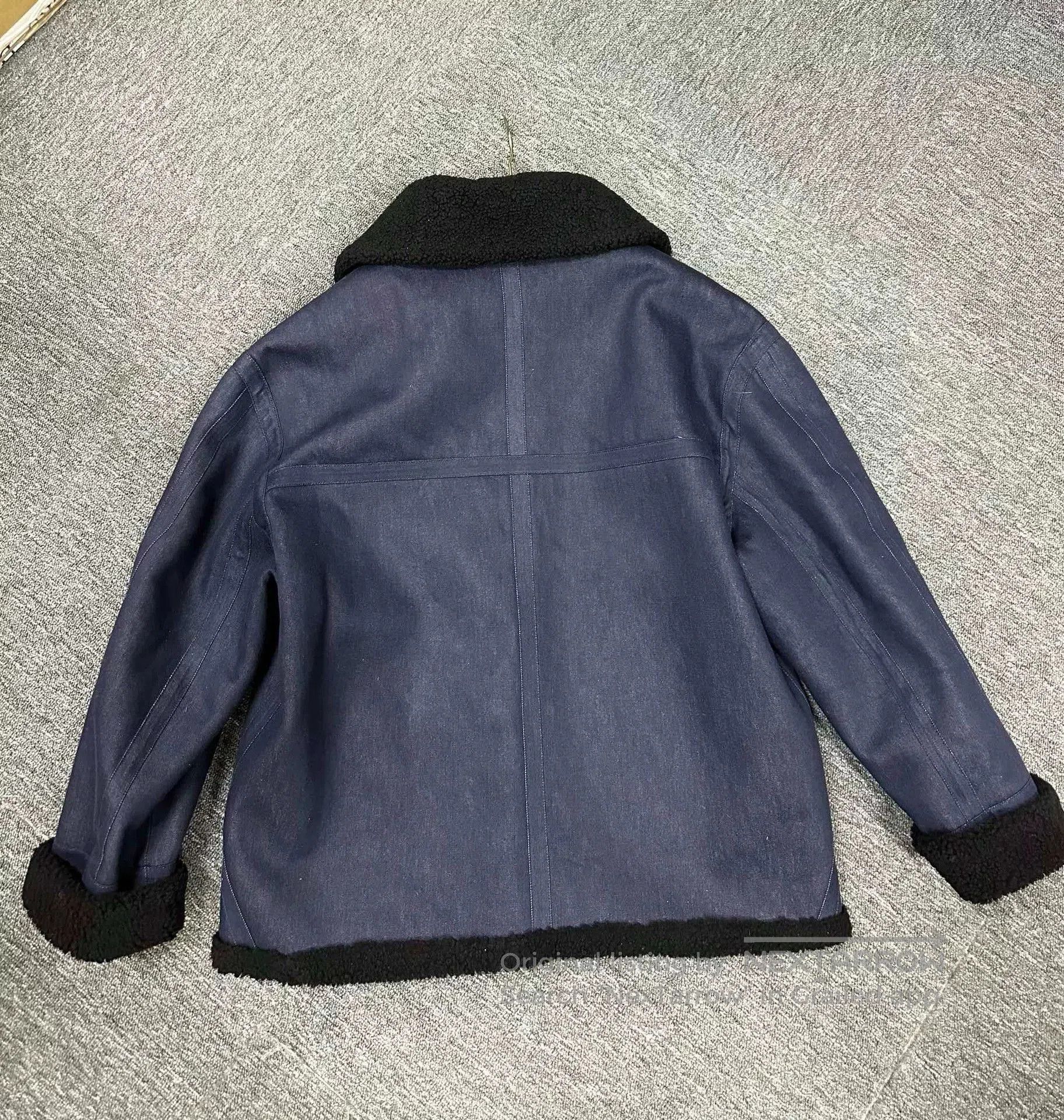 Fendi fendi leather fur coat with wool lining. Size US L / EU 52-54 / 3 - 3 Thumbnail