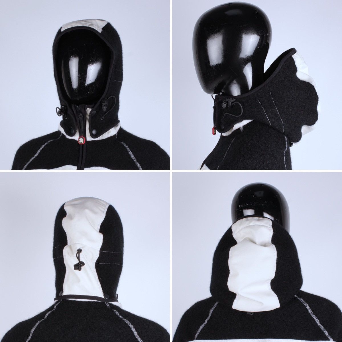 Dale Of Norway DALE OF NORWAY Windstopper Wool Black White Zip Hoodie Size L / US 10 / IT 46 - 7 Thumbnail