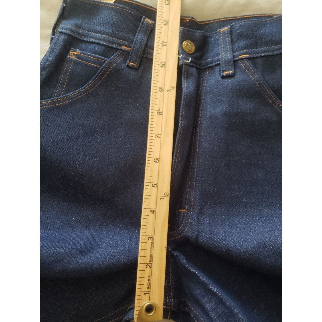 Other VTG 60s Tuf-Nut Nu-Weave Denim Jeans 15 Slim USA Made High W Size 29" - 4 Thumbnail
