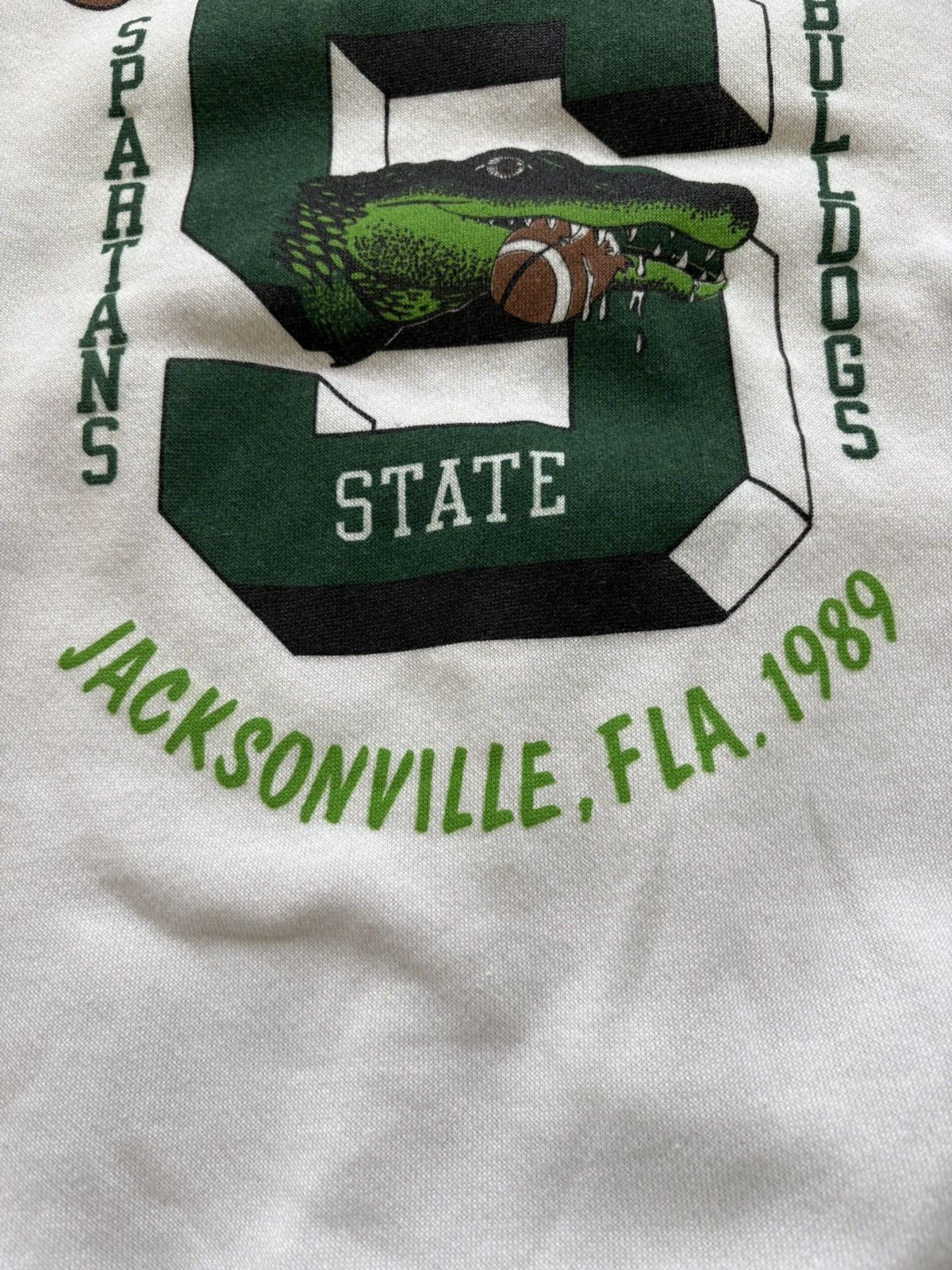 Hanes Michigan State Spartans MSU Gator Bowl VTG 80s Sweatshirt L Size US L / EU 52-54 / 3 - 6 Thumbnail