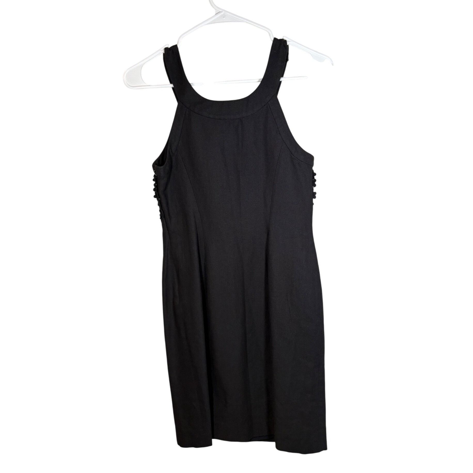 Anthropologie Anthropologie Women Lace Sheath Dress Black 00 Quiet Luxury Size XXS / US 00 / IT 34 - 3 Thumbnail