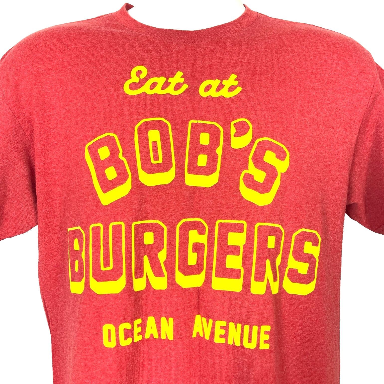 Ripple Junction Eat At Bobs Burgers Mens T-Shirt size Medium Retro Ocean Ave Size US M / EU 48-50 / 2 - 1 Thumbnail