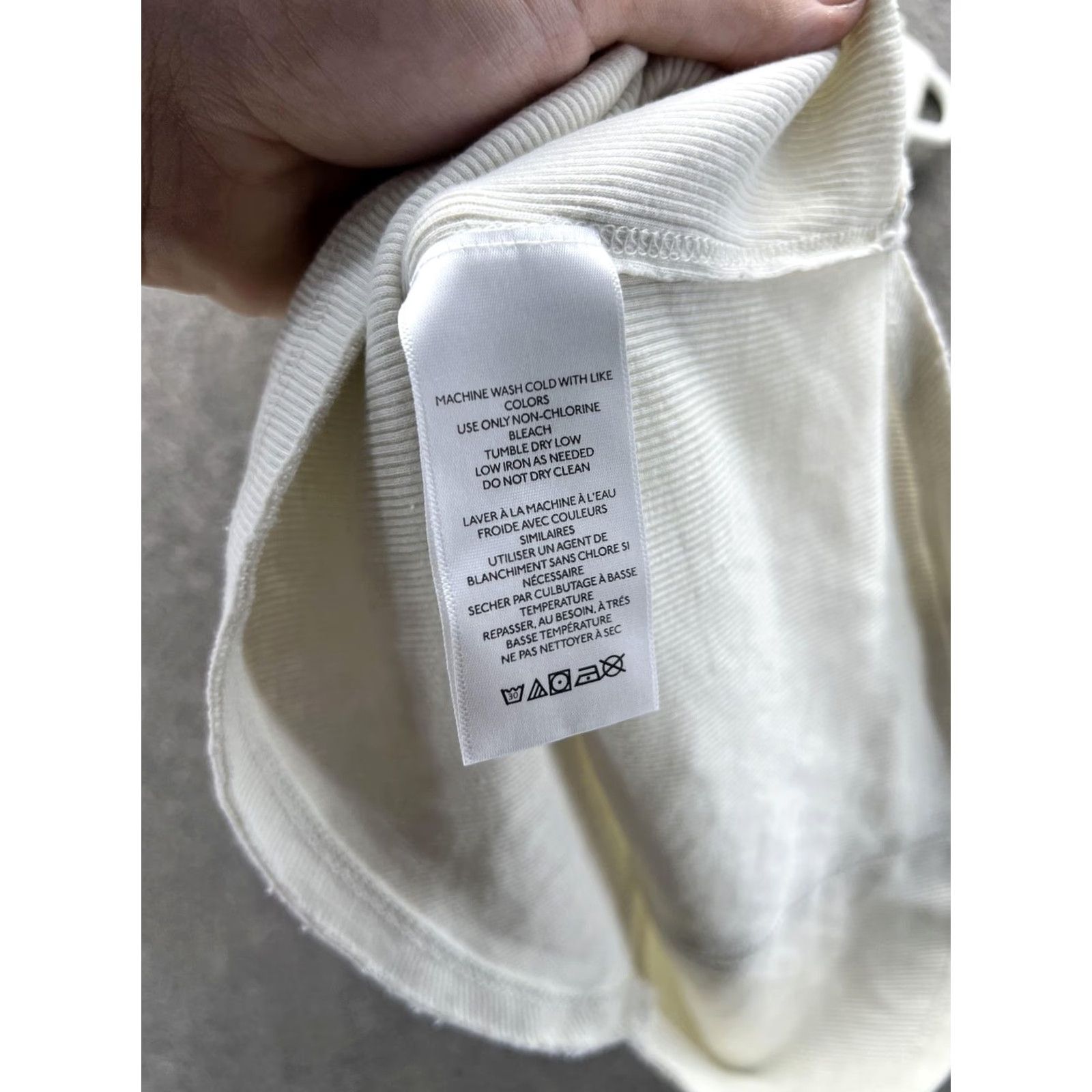 Free People Free People Tank Top Women Large White Cropped Crew Neck Knit Jersey We The Free Size L / US 10 / IT 46 - 2 Thumbnail