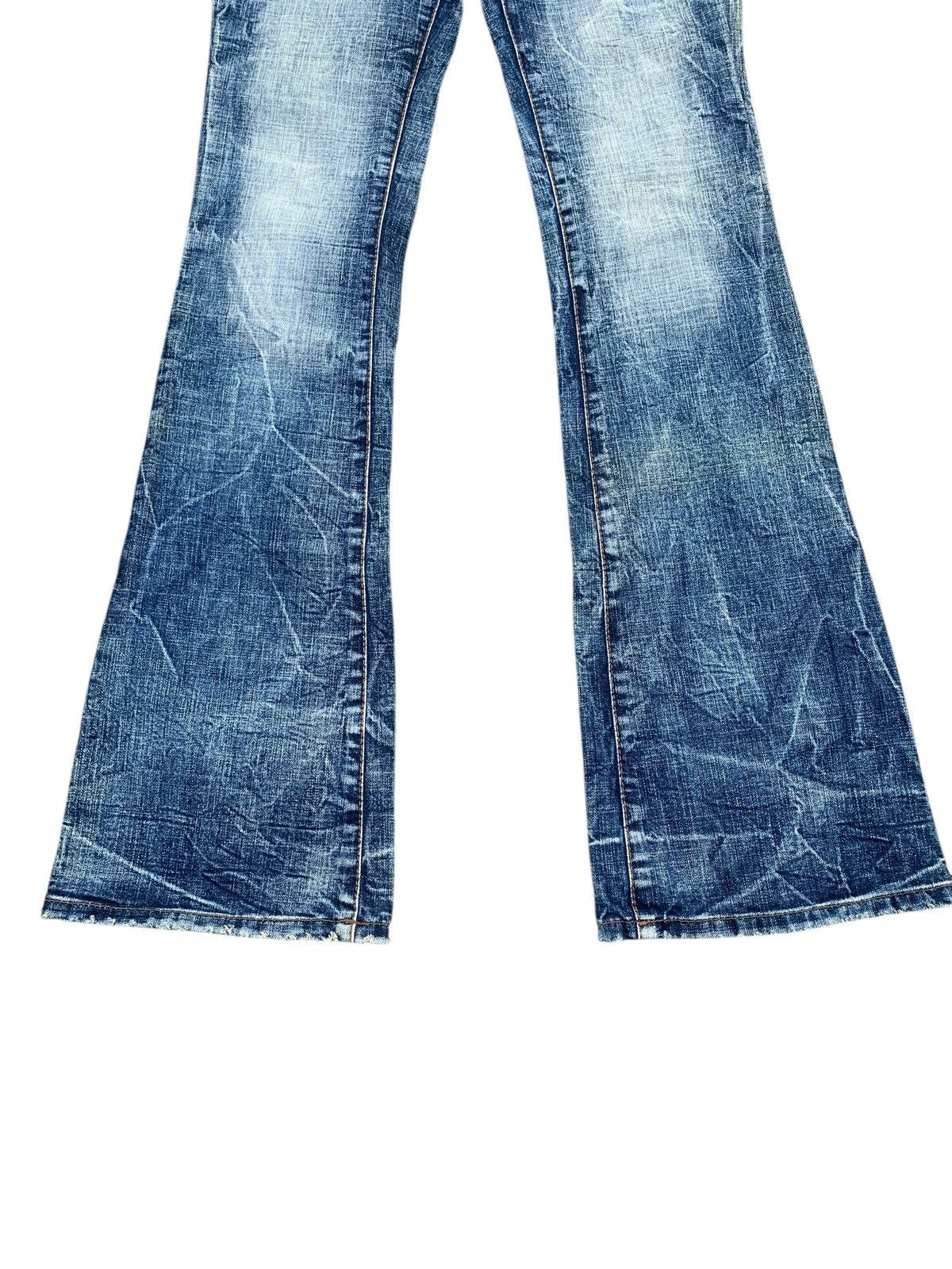 Tornado Mart Flare Cook Jeans Rusty Punk Japanese Distressed denim Size US 28 / EU 44 - 6 Thumbnail