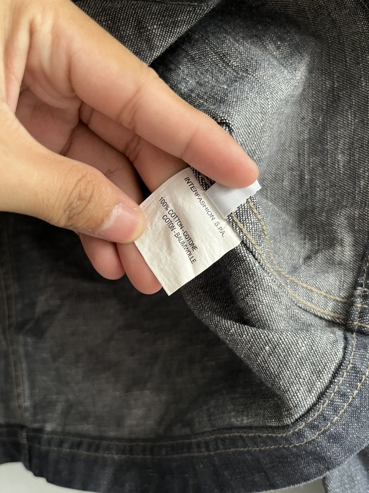 Marithe + Francois Girbaud Marithe + Francois Girbaud Type 2 Raw Denim Jacket Size US M / EU 48-50 / 2 - 5 Thumbnail
