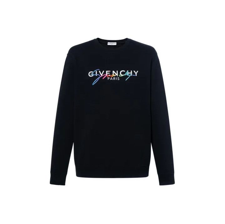 Givenchy Givenchy Logo Round Neck Long Sleeve Sweatshirt Size US XL / EU 56 / 4 - 1 Thumbnail
