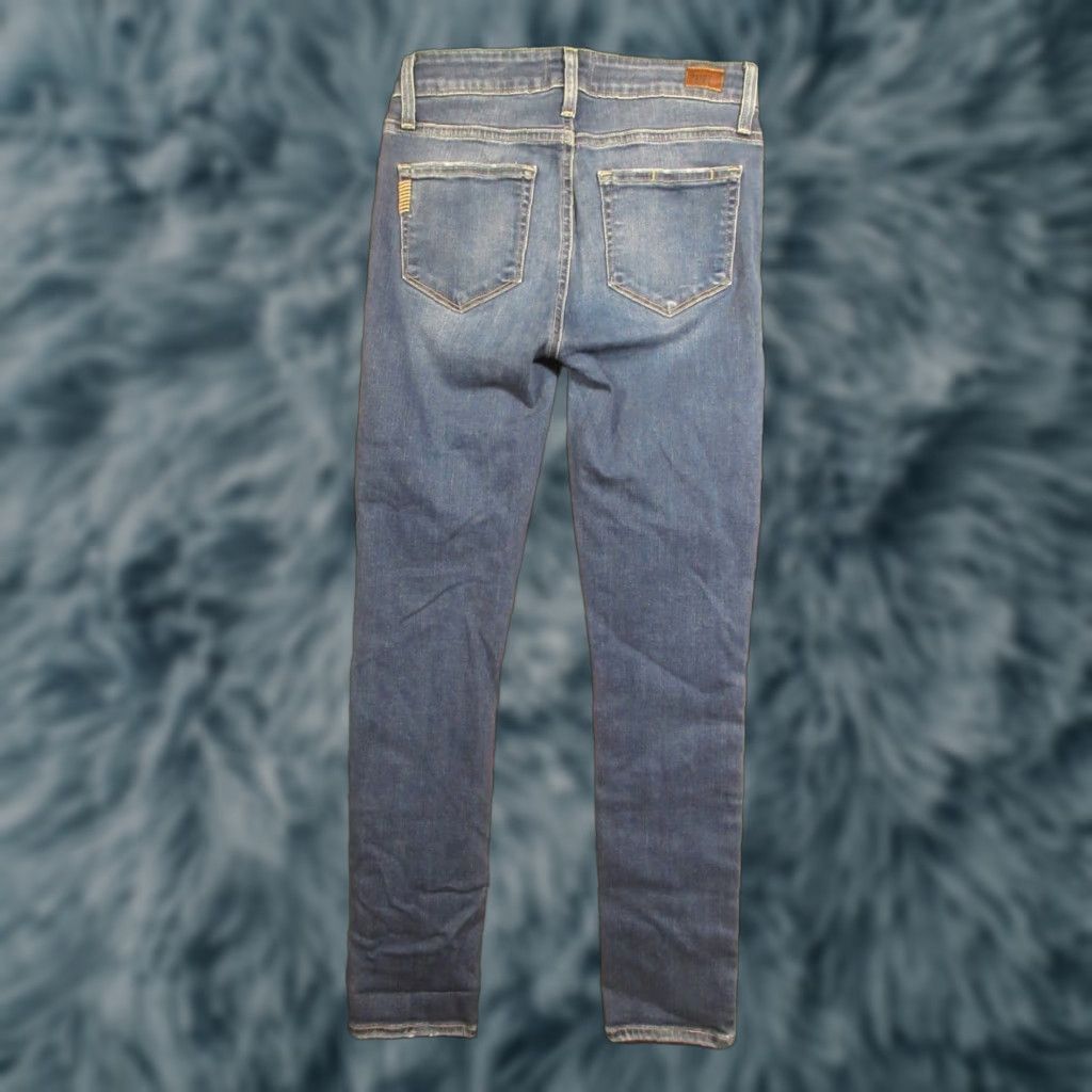 Paige VINTAGE Paige Skinny Jeans 27x29 Stretch Denim Low Rise Skyline Ankle Peg EUC Size 27" / US 4 / IT 40 - 1 Thumbnail