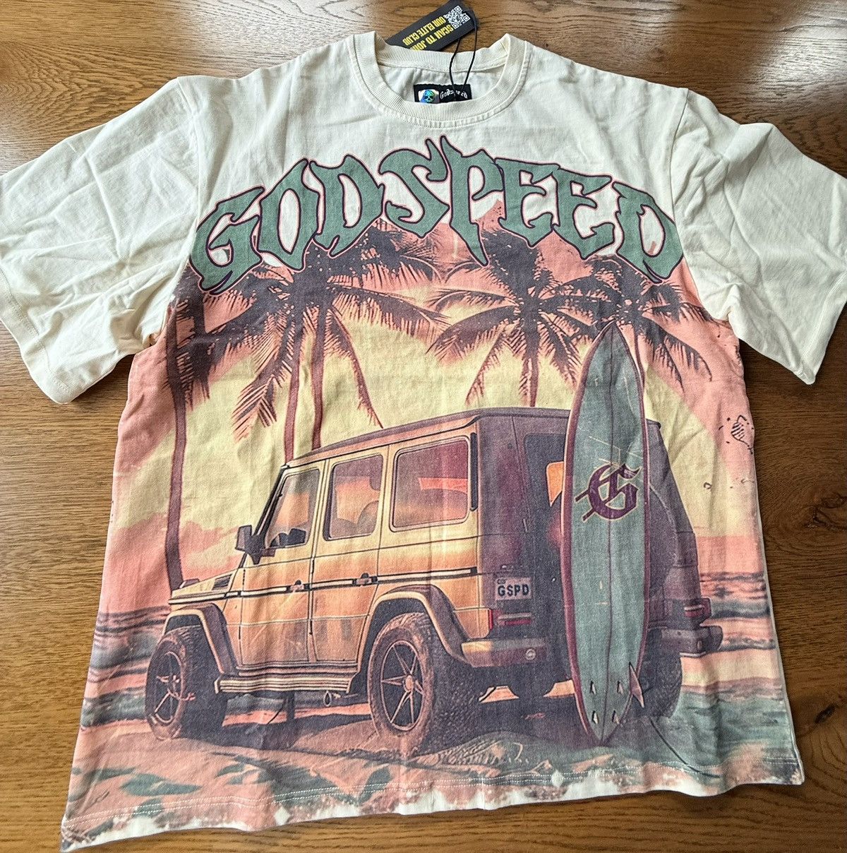 Godspeed Godspeed Art Basel G-Wagon Shirt Creme size S Size US S / EU 44-46 / 1 - 1 Thumbnail