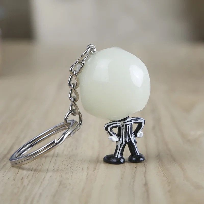 Vintage Retro Romeo Skull Keychain Size ONE SIZE - 2 Thumbnail