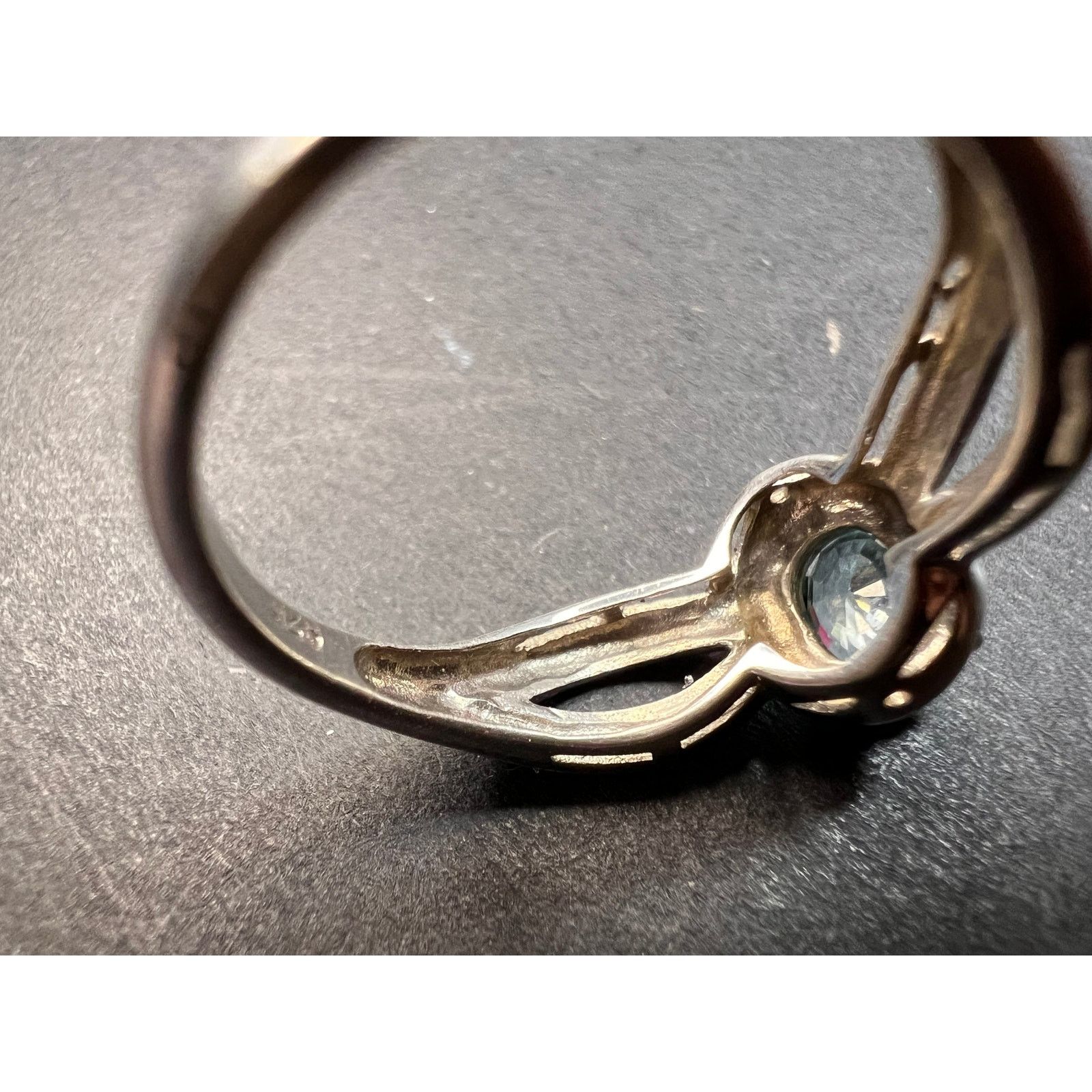 Other Blue topaz sterling silver ring size 9 Size ONE SIZE - 10 Thumbnail