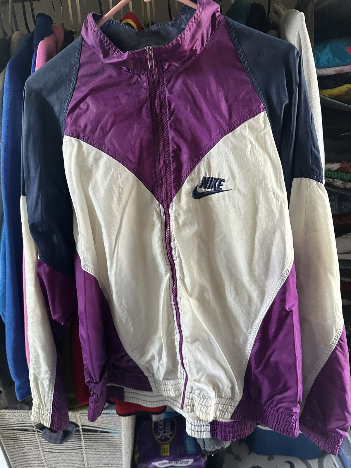 Nike Vintage Nike Windbreaker Size US L / EU 52-54 / 3 - 1 Thumbnail