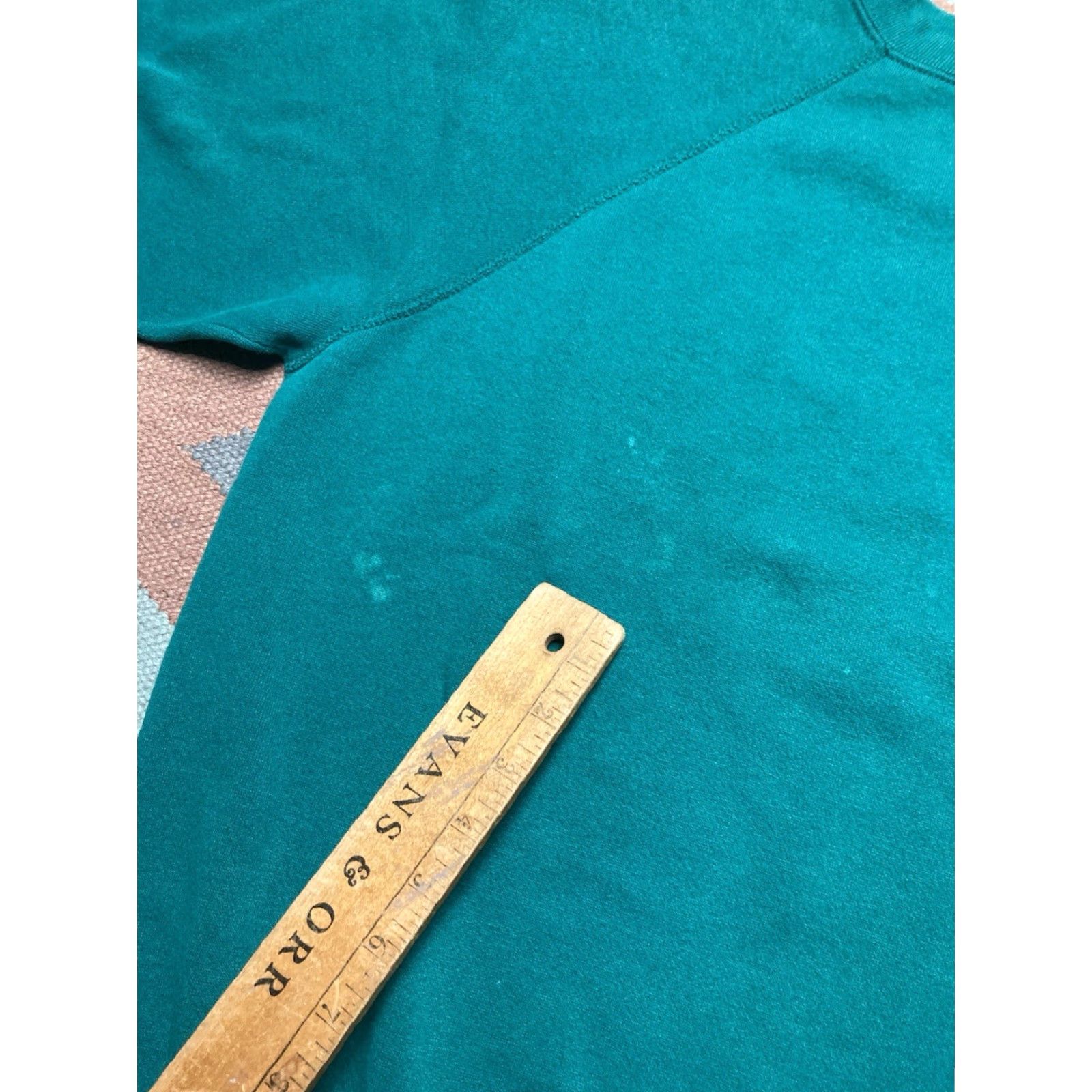 Altea VINTAGE Sweatshirt Crewneck 80s XL Men Blue Teal Distressed Pullover Size US XL / EU 56 / 4 - 3 Thumbnail