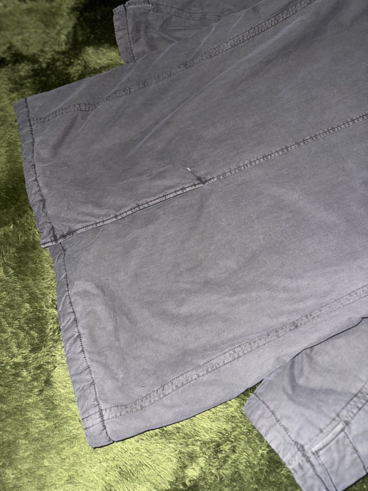 Japanese Brand [110] Series Washed Padded Snap Coat Jacket Grey Size US XL / EU 56 / 4 - 10 Thumbnail