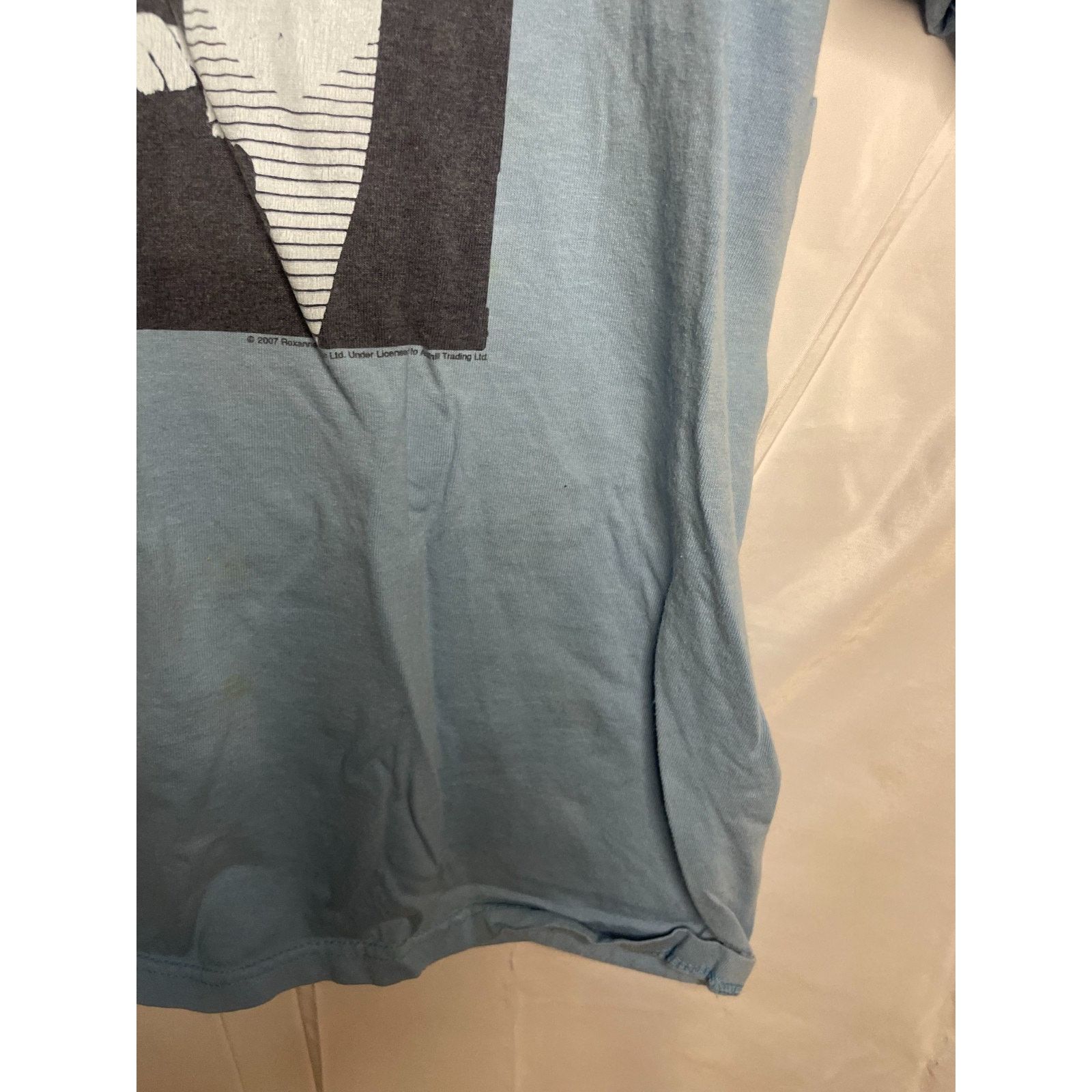 Anvil The Police 2007 Light Blue Shirt Ladies Cut L Large Size L / US 10 / IT 46 - 2 Thumbnail