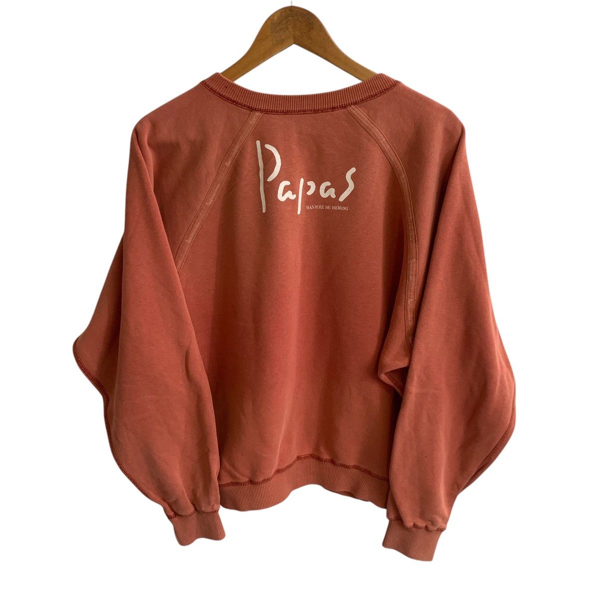 Vintage Vintage Orange Papas Sweatshirt Large Size US L / EU 52-54 / 3 - 1 Thumbnail