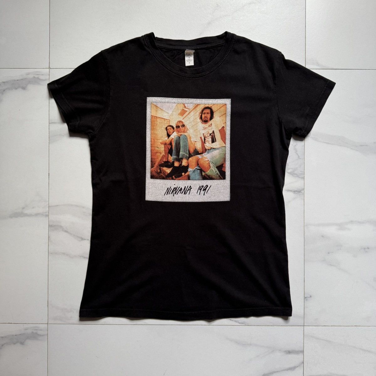 Nirvana Vintage Nirvana 1991 Polaroid Tee Size L / US 10 / IT 46 - 2 Thumbnail
